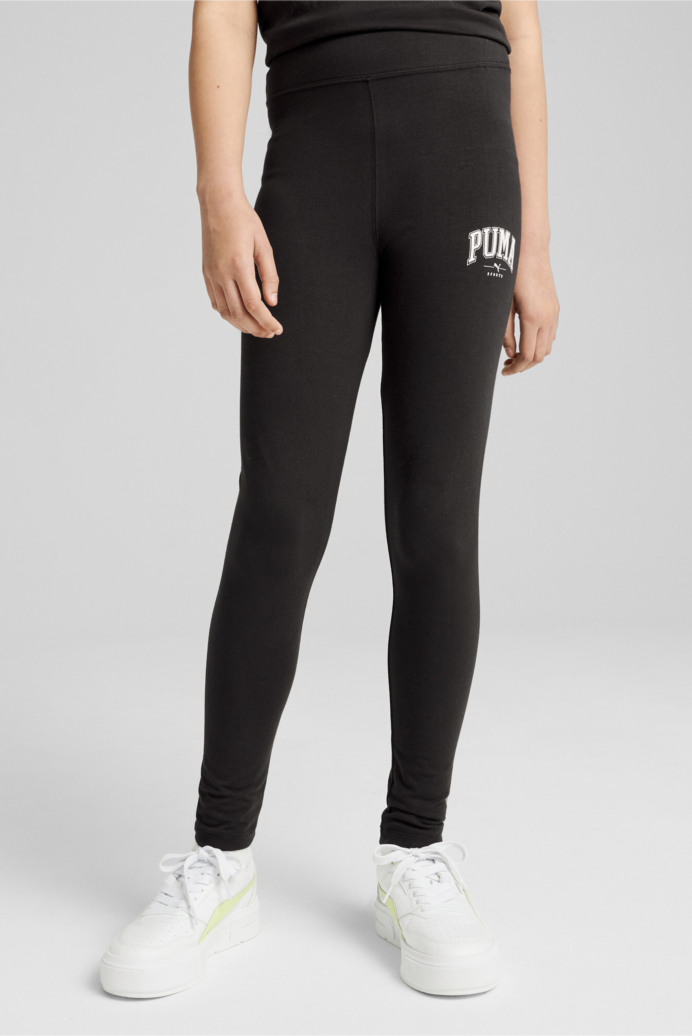 Детские черные тайтсы PUMA SQUAD Leggings Youth 1