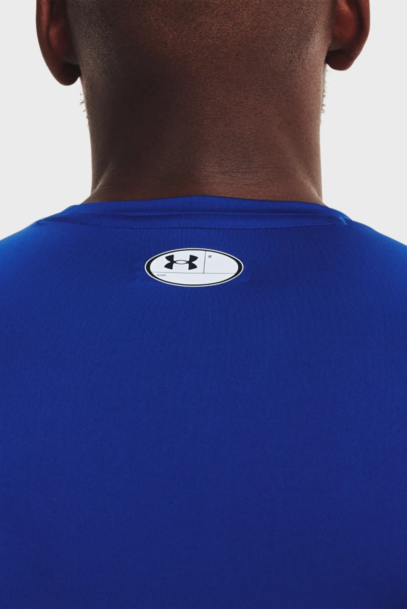 Мужская синяя футболка UA HG Armour Comp SS 4