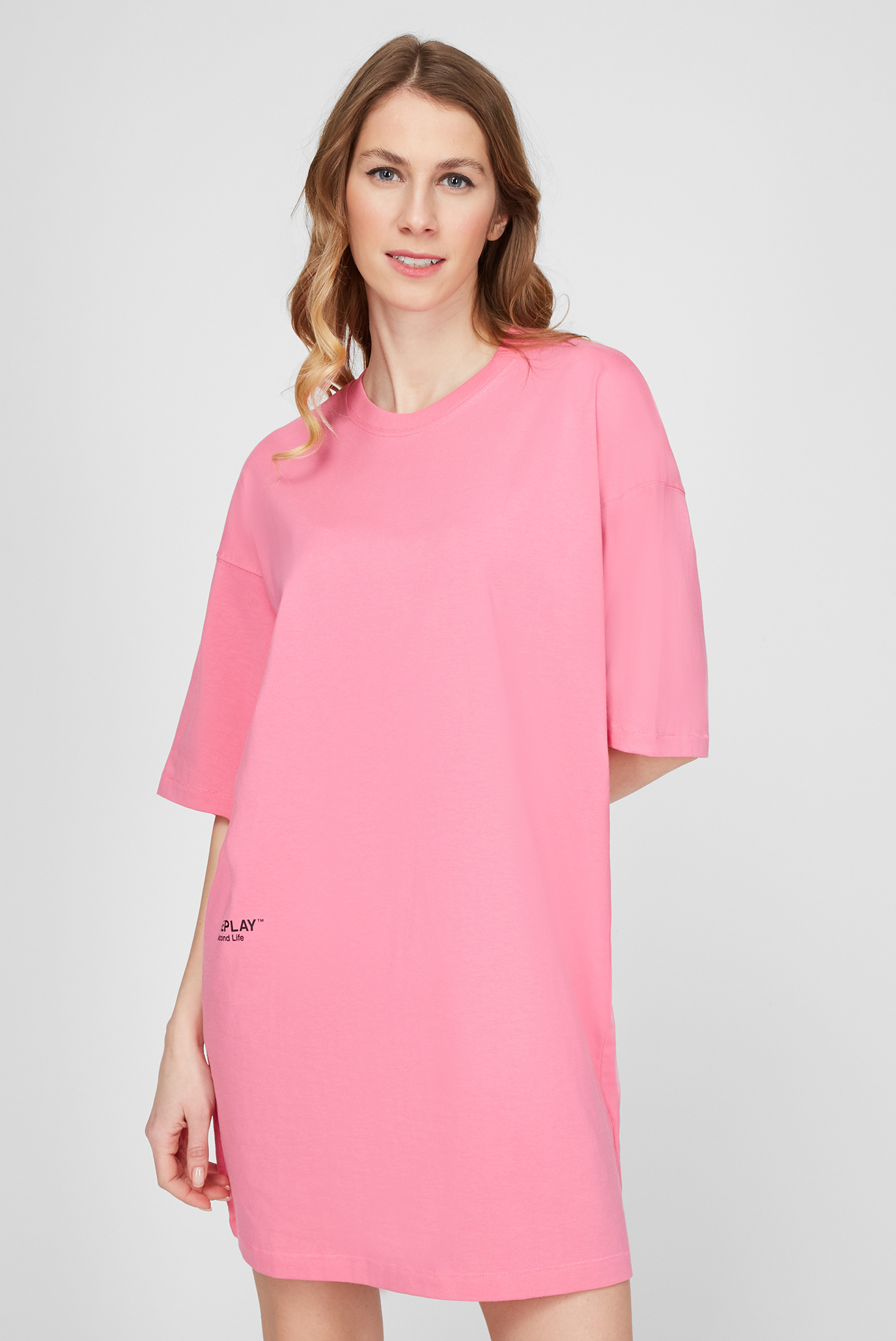 Женское розовое платье 1