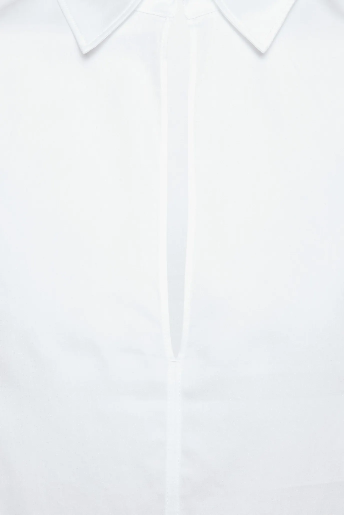 Женская белая рубашка FRONT SLIT 3