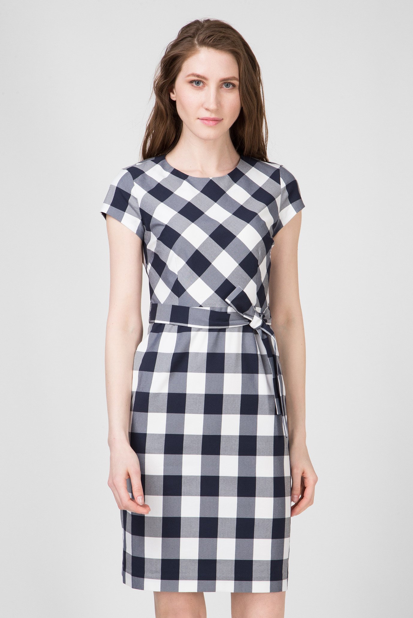 Женское платье в клетку FITTED GINGHAM 1