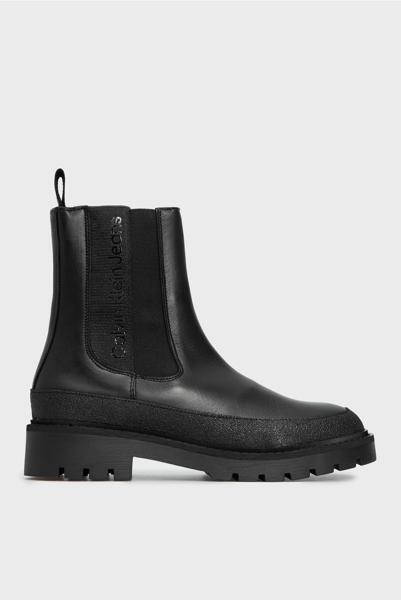 Женские черные кожаные челси COMBAT MID CHELSEA BOOT RUBBER 1