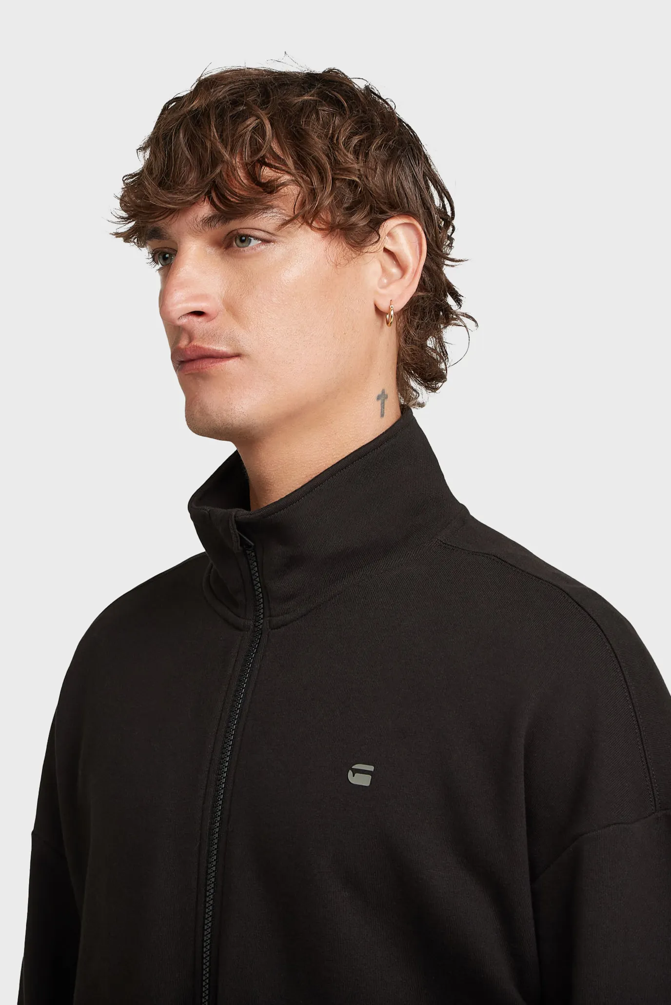 Мужская черная спортивная кофта Rovic 4