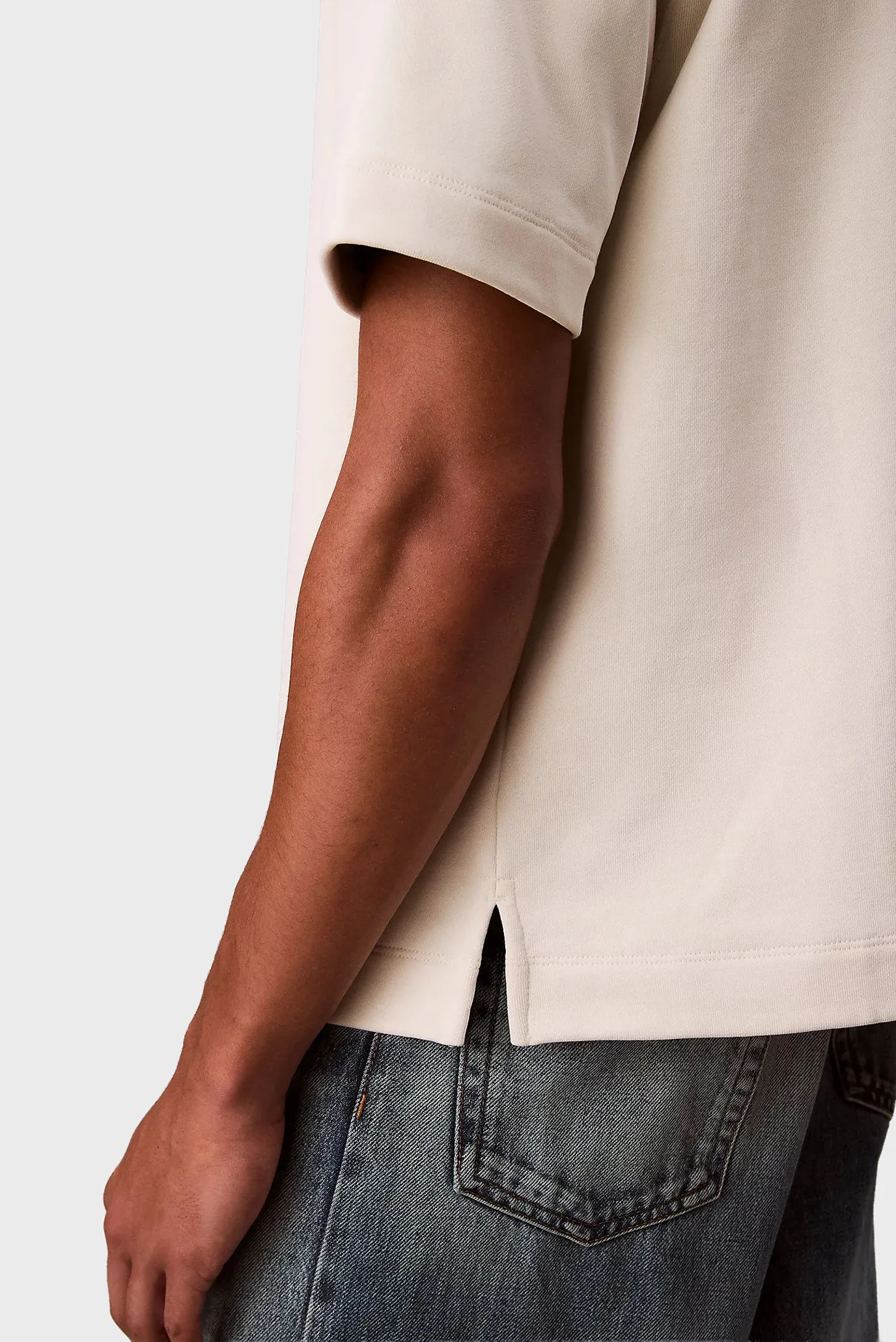 Чоловіче біле поло SS PREMIUM TERRY 6