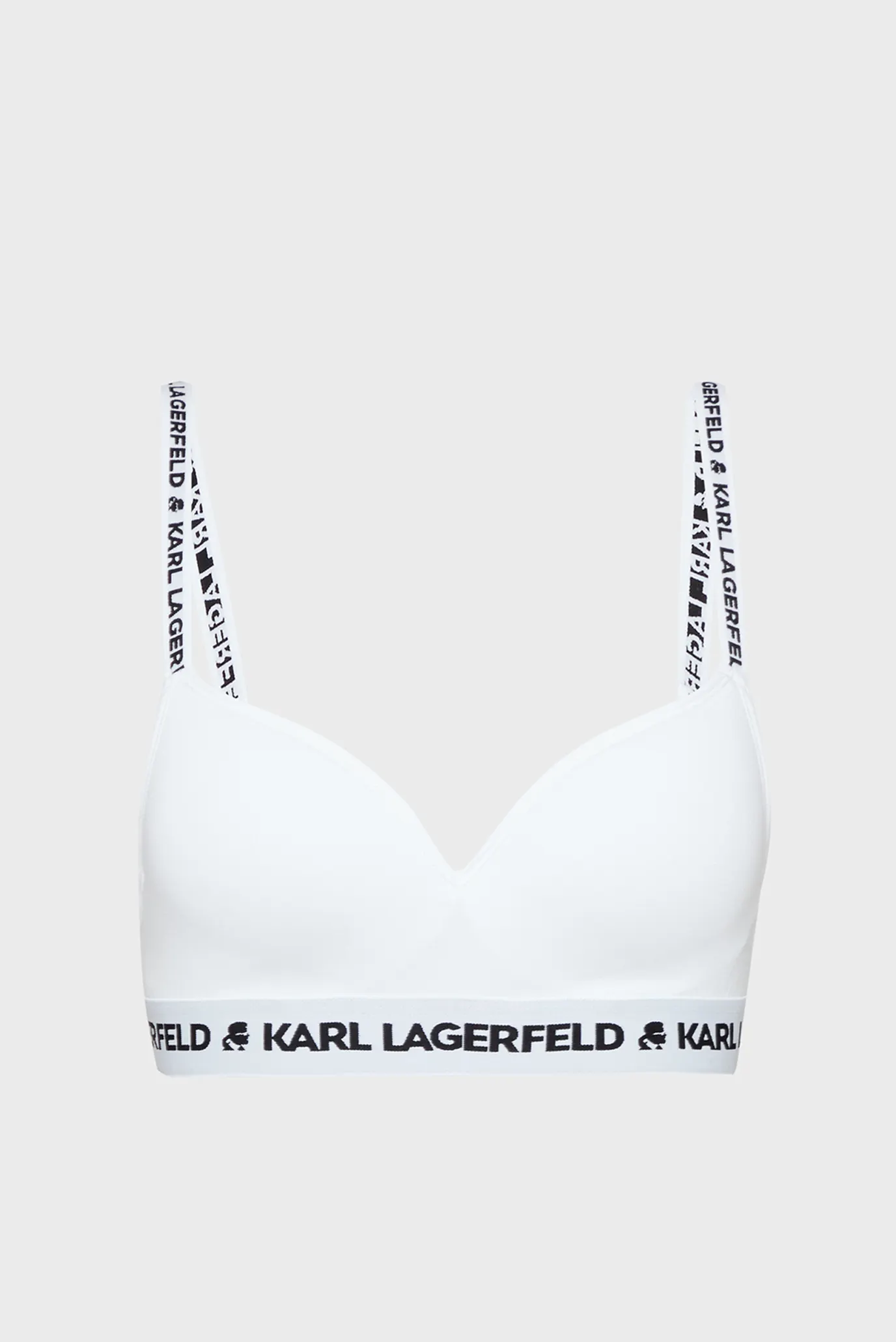 Жіночий білий бюстгальтер logo padded 1