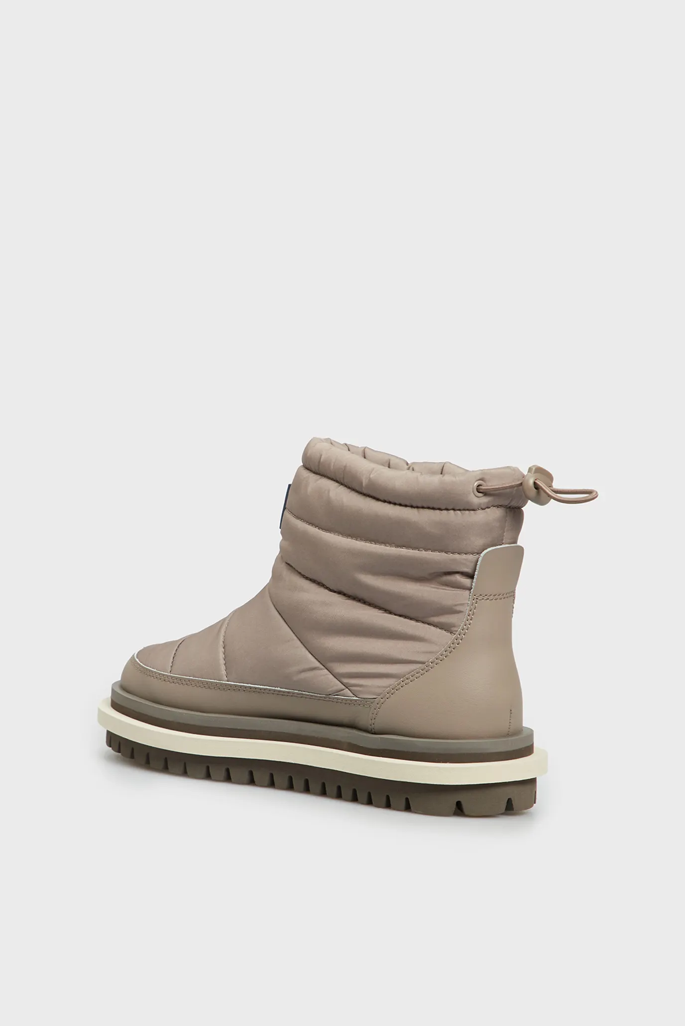 Жіночі бежеві дутики TJW PADDED FLAT BOOT Tommy Jeans