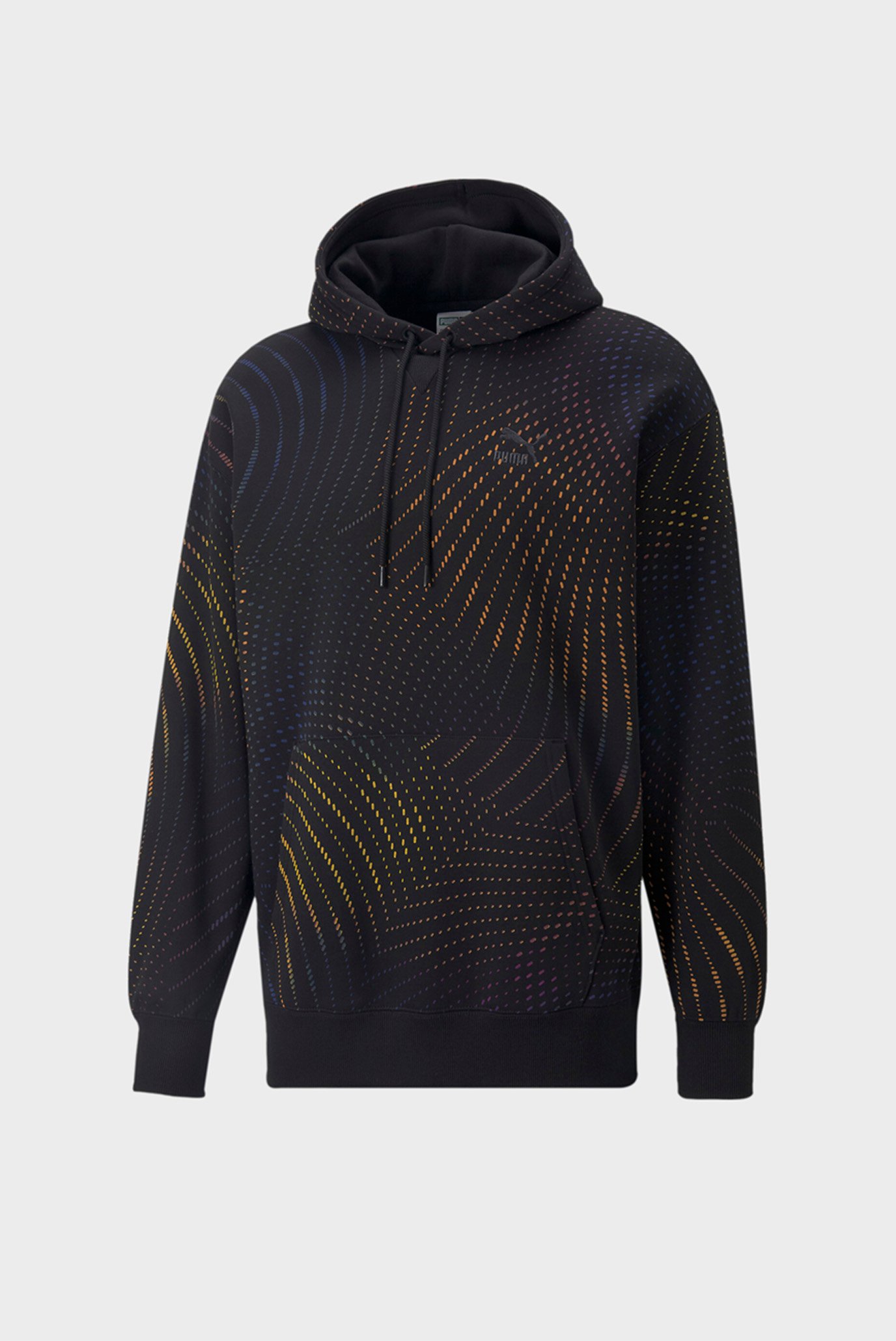 Чоловіче чорне худі SWxP Printed Hoodie Men 1