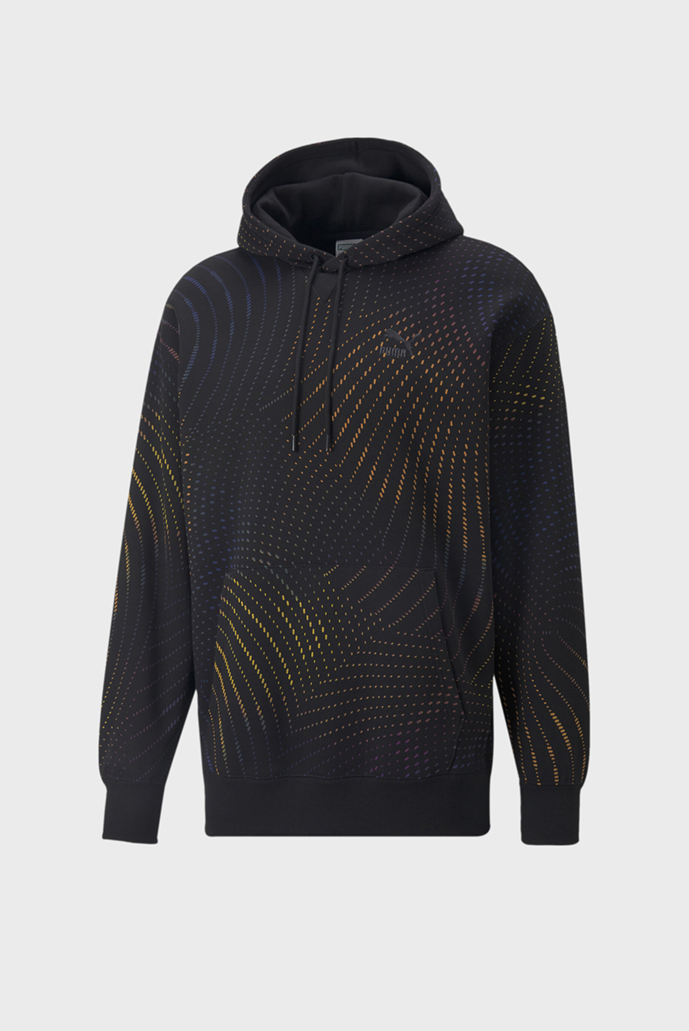 Мужское черное худи SWxP Printed Hoodie Men 1