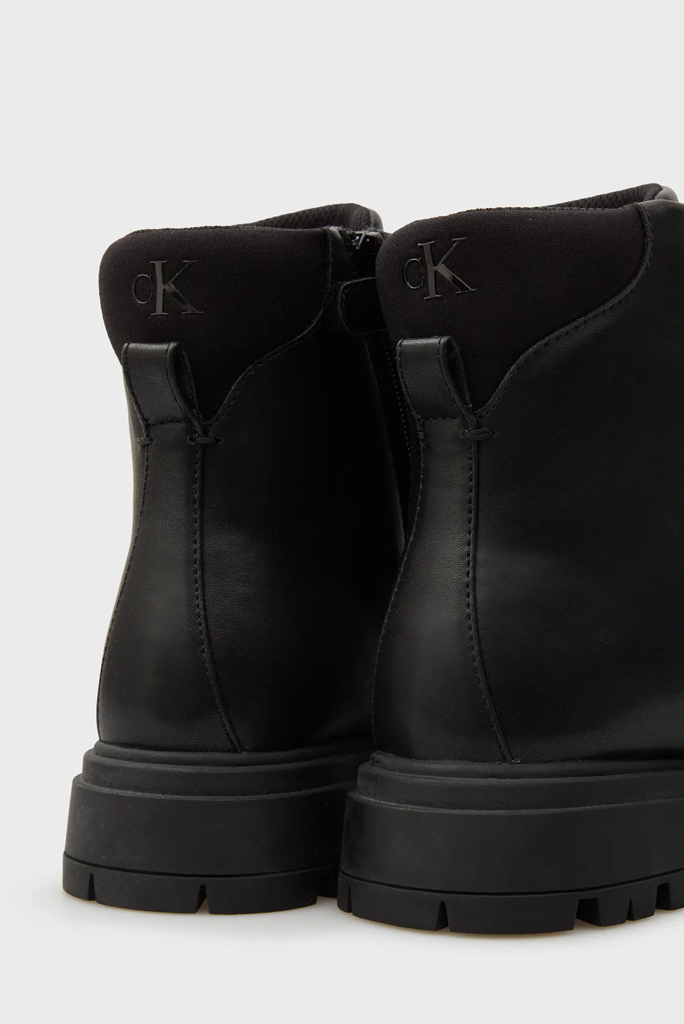 Детские черные ботинки LACE-UP 2