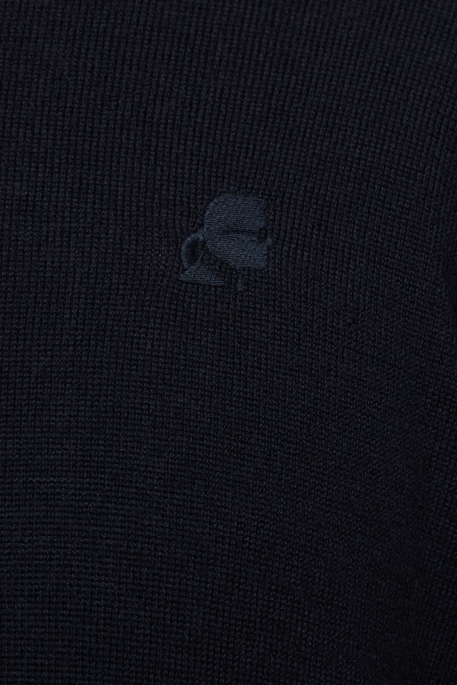 Мужской темно-синий шерстяной джемпер 3
