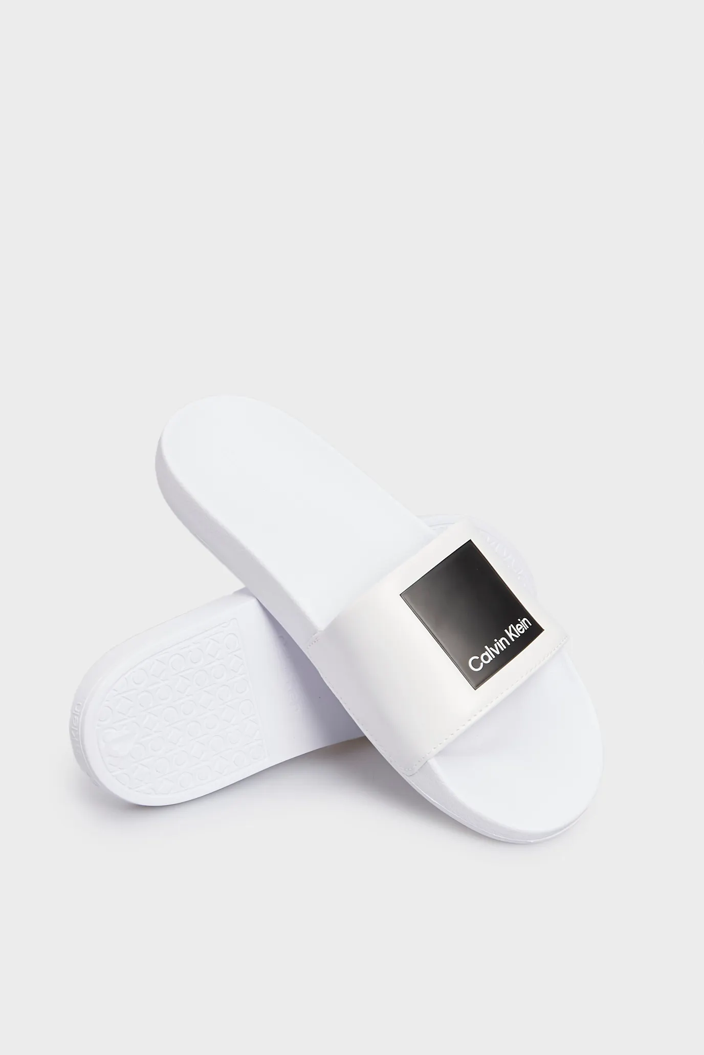 Мужские белые слайдеры POOL SLIDE HF LOGO 2