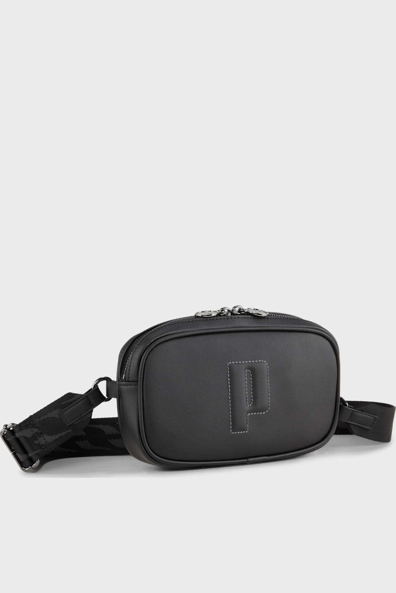 Женская черная поясная сумка PUMA SENSE Waist Bag Women 1