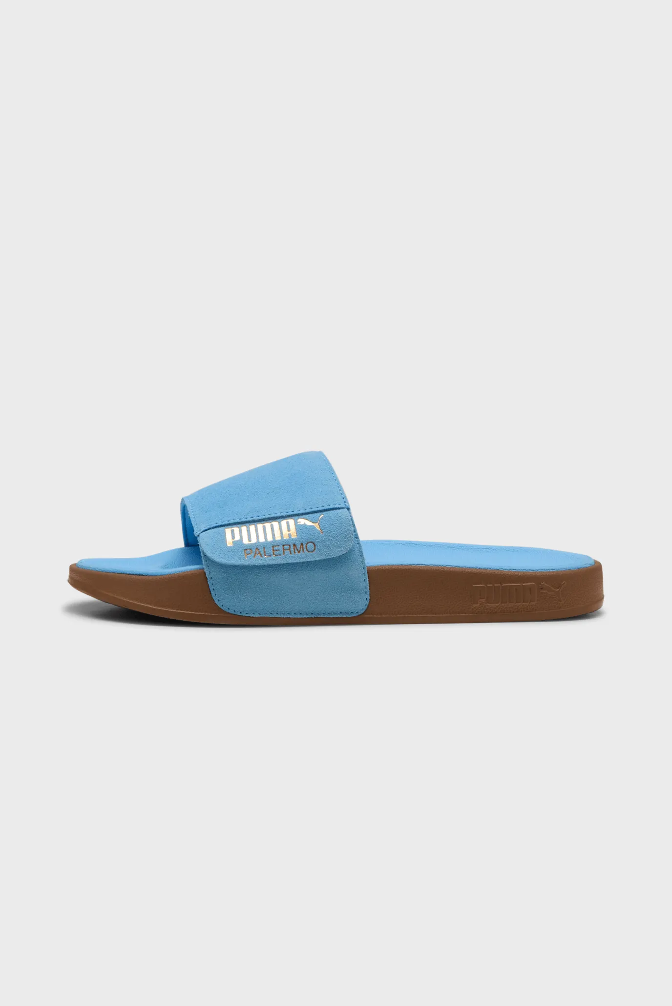 Блакитні замшеві слайдери Leadcat 2.0 Palermo Foil Slides Unisex 3