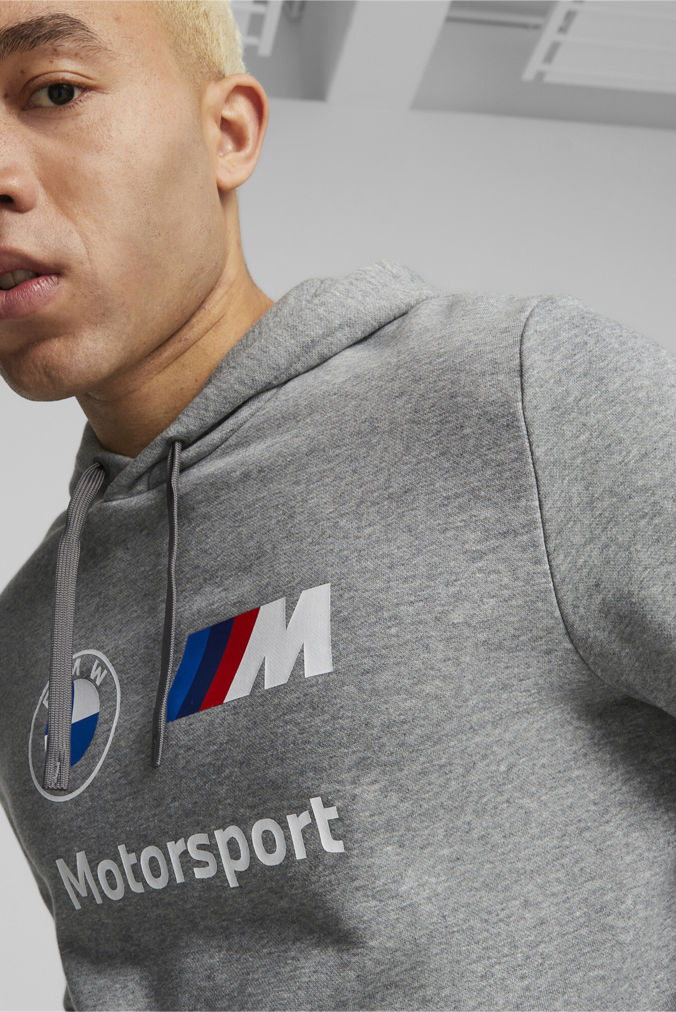 Puma bmw shop hoodie grey