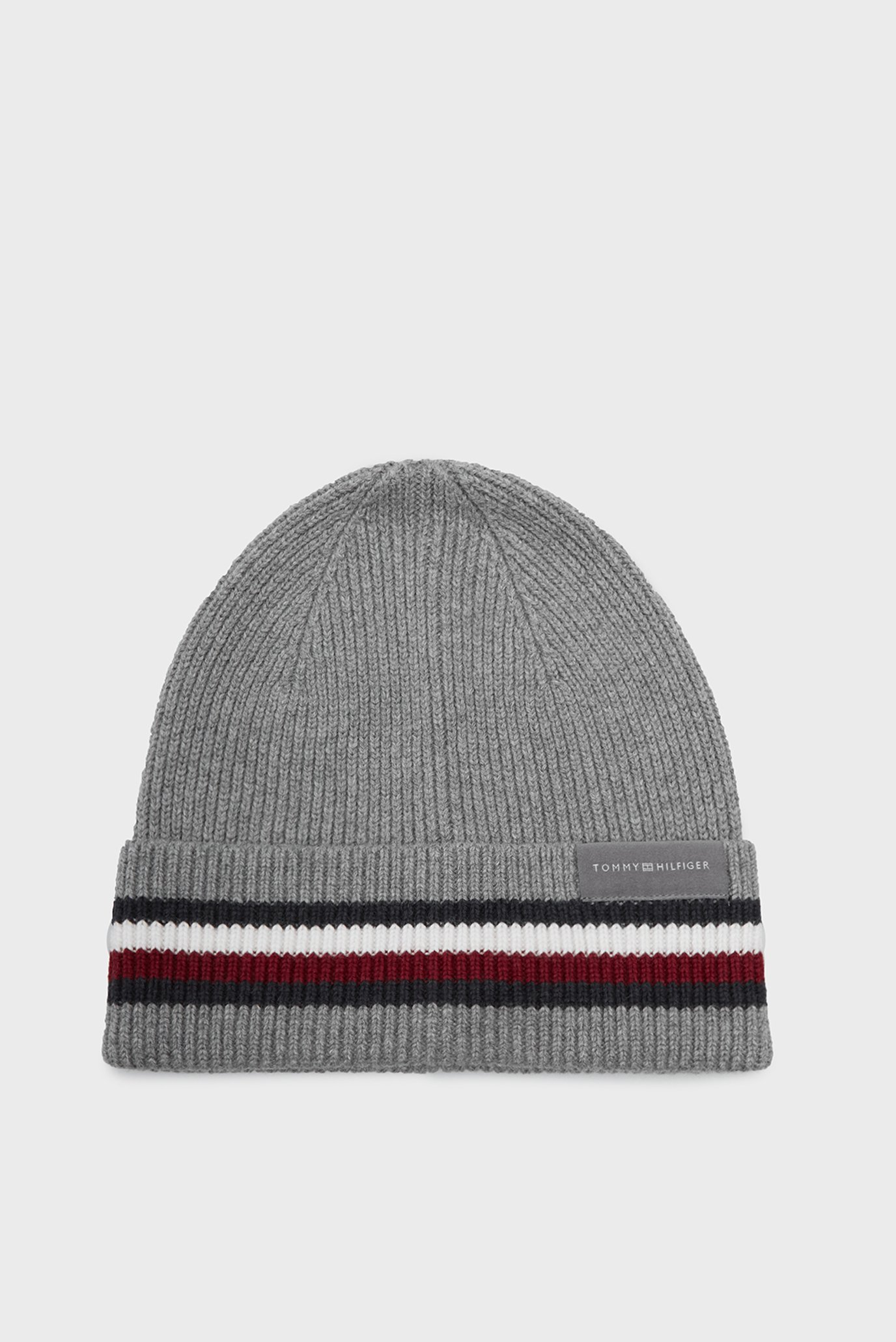 Чоловіча сіра вовняна шапка CORPORATE BEANIE 1