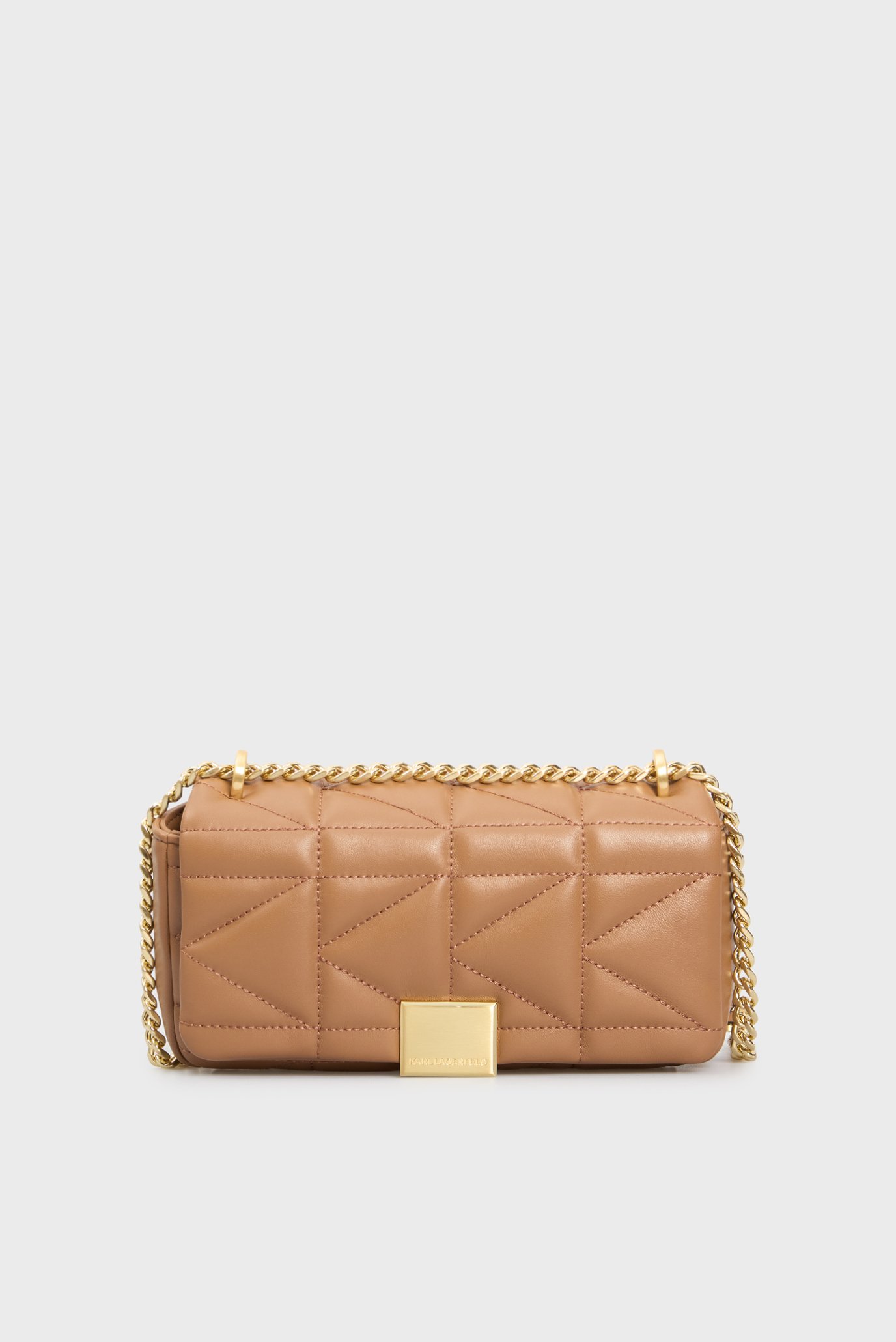 Женская коричневая кожаная сумка KUILT Коричневый ONESIZE Karl Lagerfeld A1W30435 Женская коричневая кожаная сумка KUILT Коричневый ONESIZE Karl Lagerfeld A1W30435
