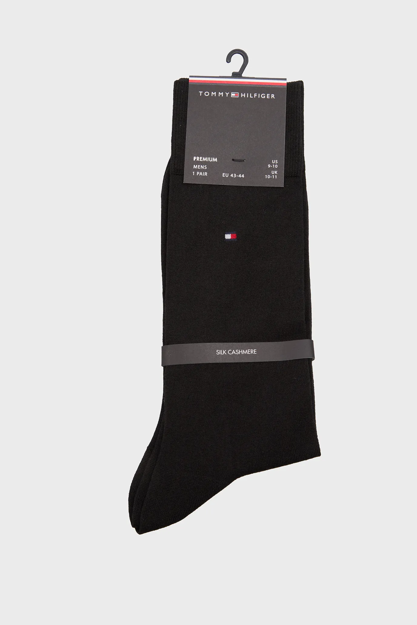 Мужские черные носки CASHM Черный 45-46 Tommy Hilfiger 701228788