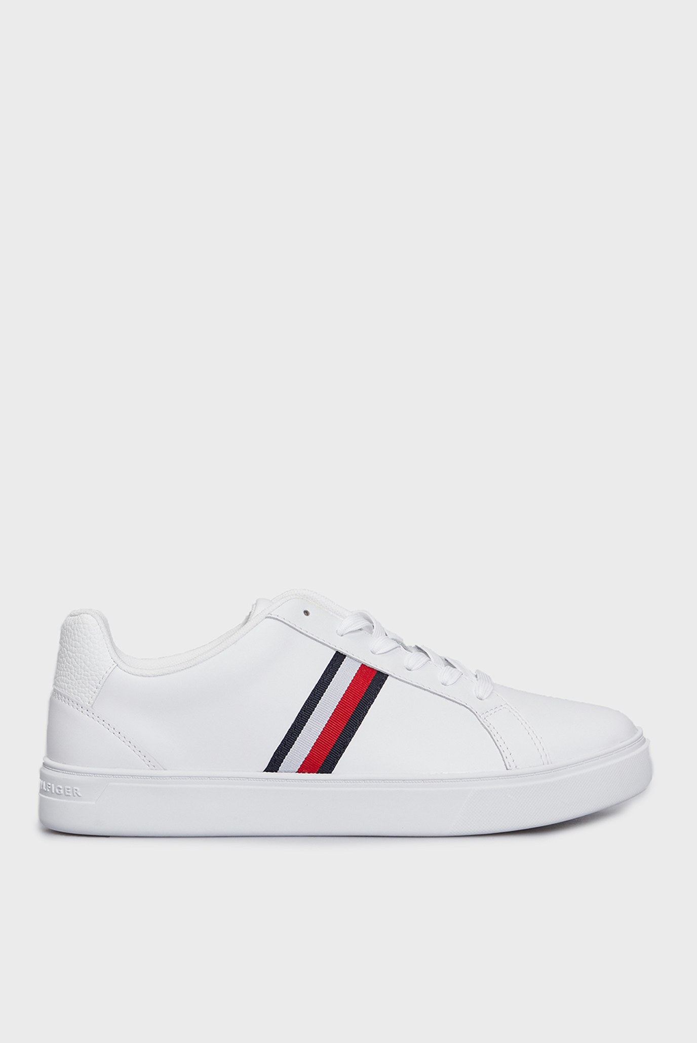 Женские белые кожаные сникерcы ESSENTIAL COURT SNEAKER STRIPES 1