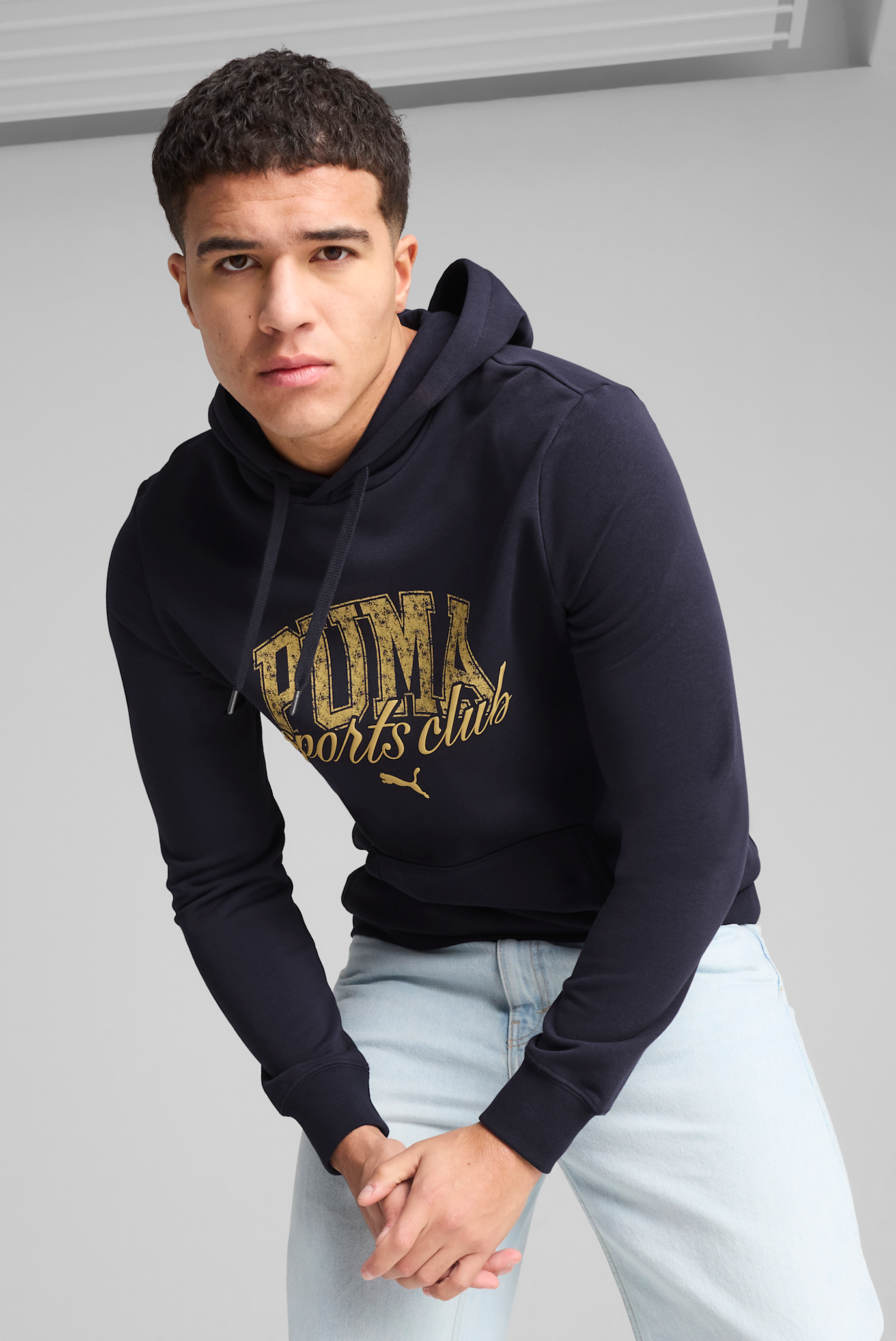 Чоловіче темно-синє худі PUMA Class Hoodie Men 1