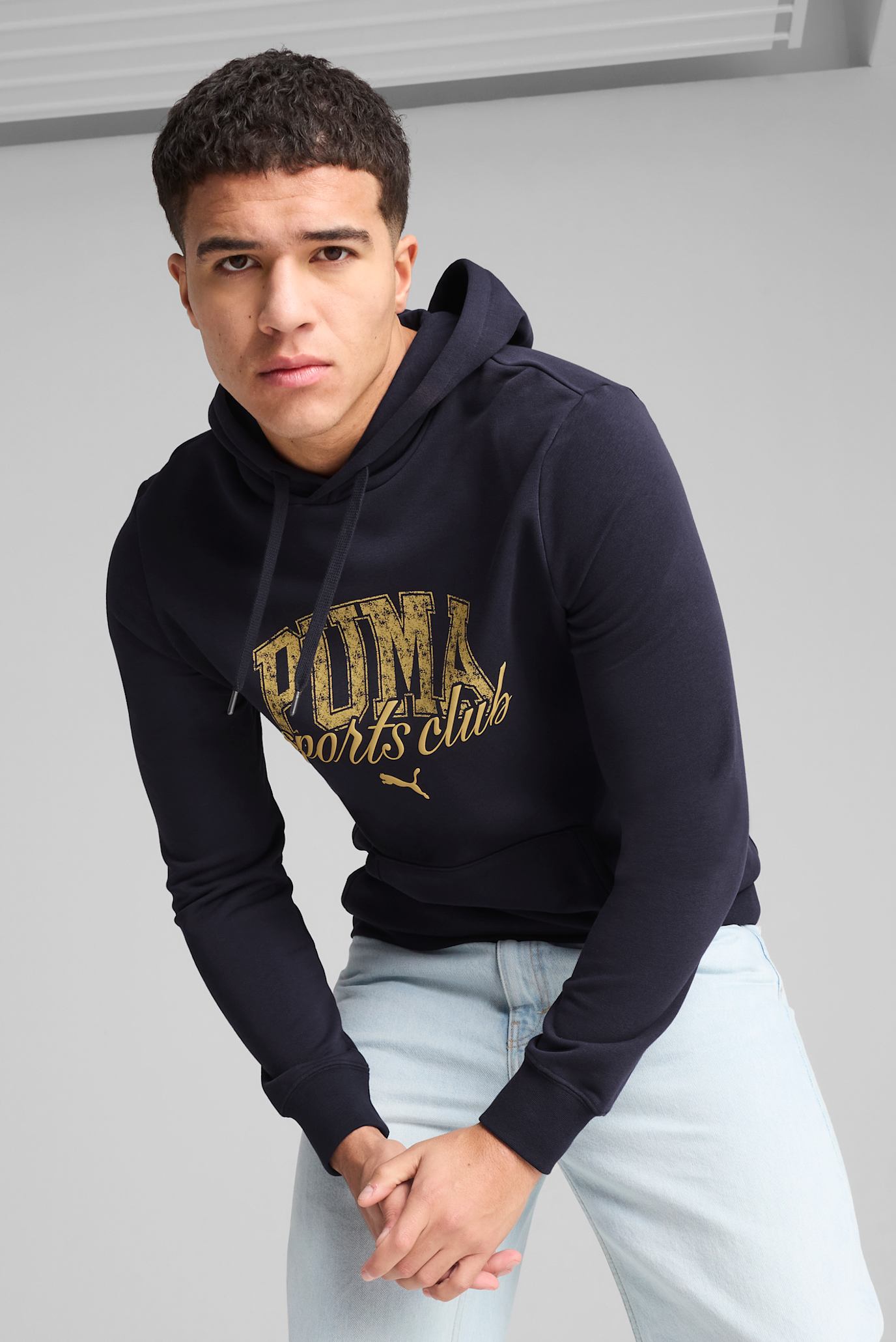 Мужское темно-синее худи PUMA Class Hoodie Men 1