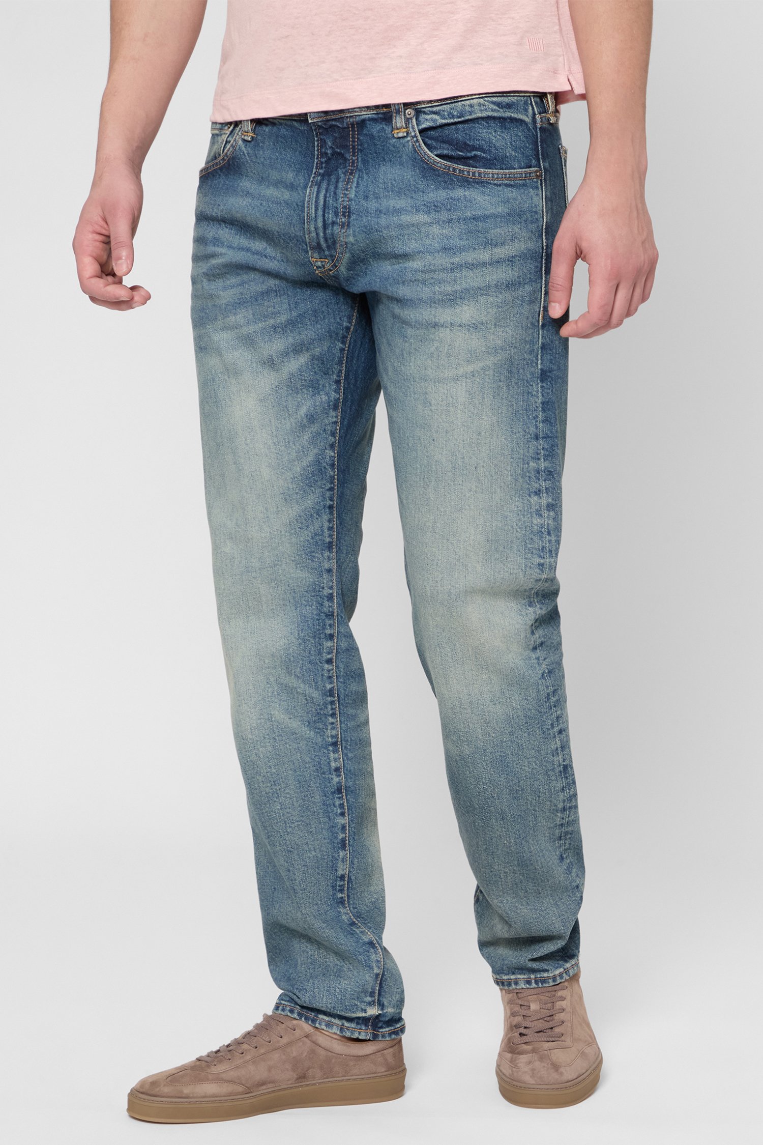 Мужские синие джинсы BECKHAM x BOSS Синий 35 BOSS 50549119;422 Мужские синие джинсы BECKHAM x BOSS Синий 35 BOSS 50549119;422