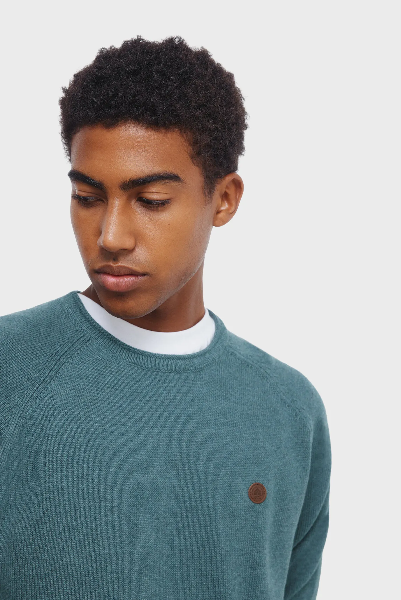 Мужской бирюзовый джемпер 2