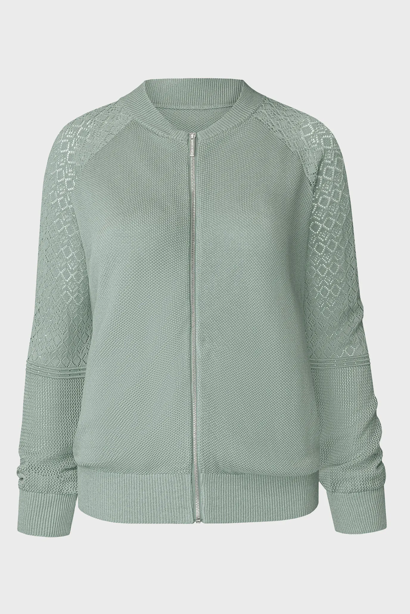 Женский мятный кардиган 6