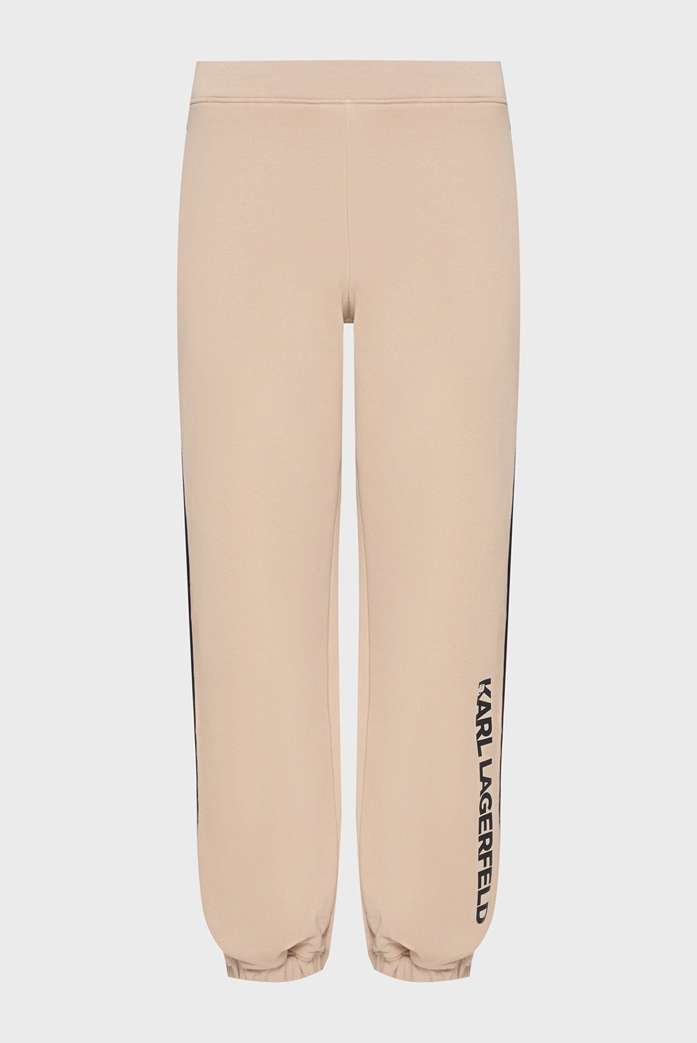 Женские бежевые спортивные брюки LOGO PIPING SWEATPANTS Бежевый L Karl Lagerfeld A2W10149 Женские бежевые спортивные брюки LOGO PIPING SWEATPANTS Бежевый L Karl Lagerfeld A2W10149