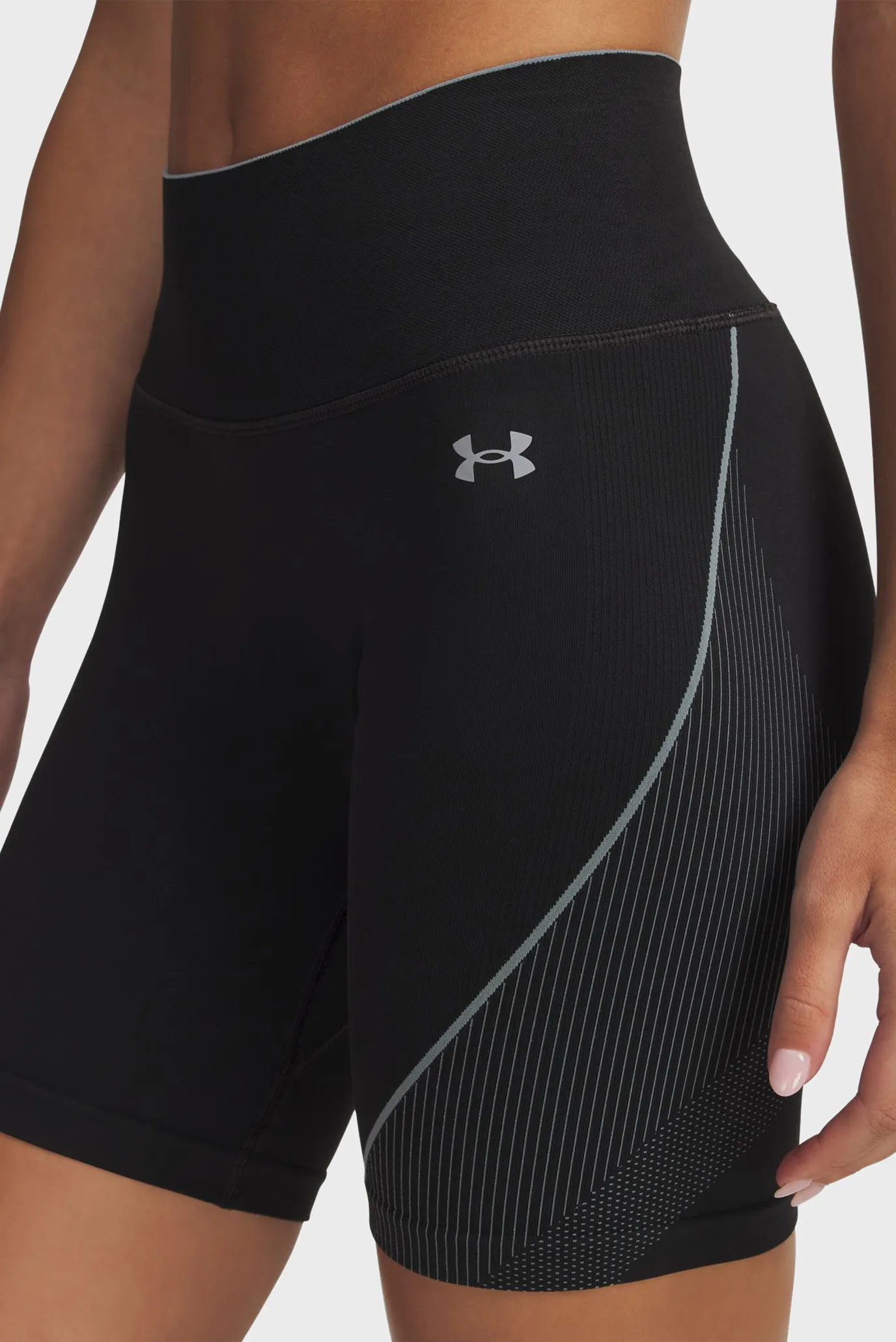 Женские черные велосипедки UA Vanish Seamless Short 4