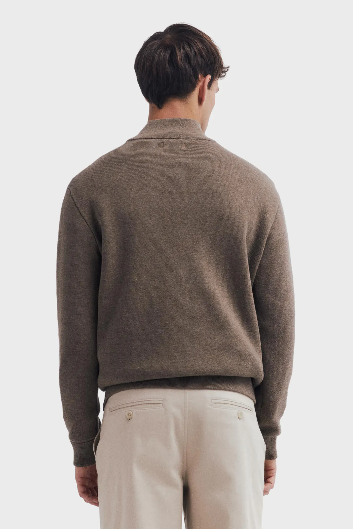 Чоловічий коричневий кардиган Milano 4