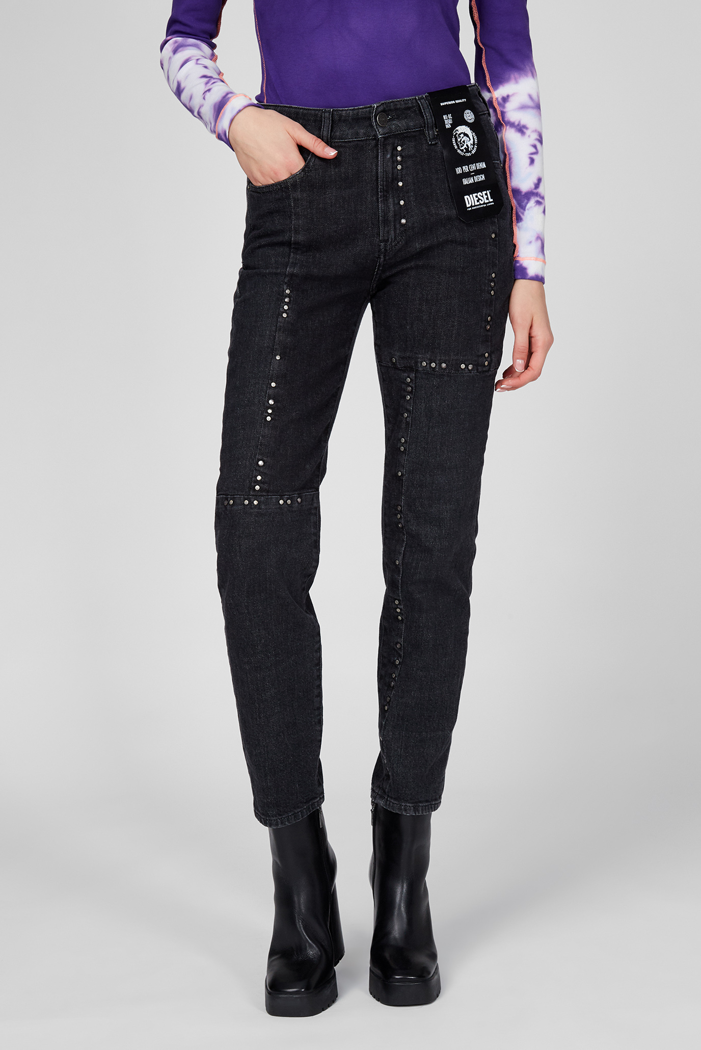 Жіночі чорні джинси D-JOY-T-SP 1