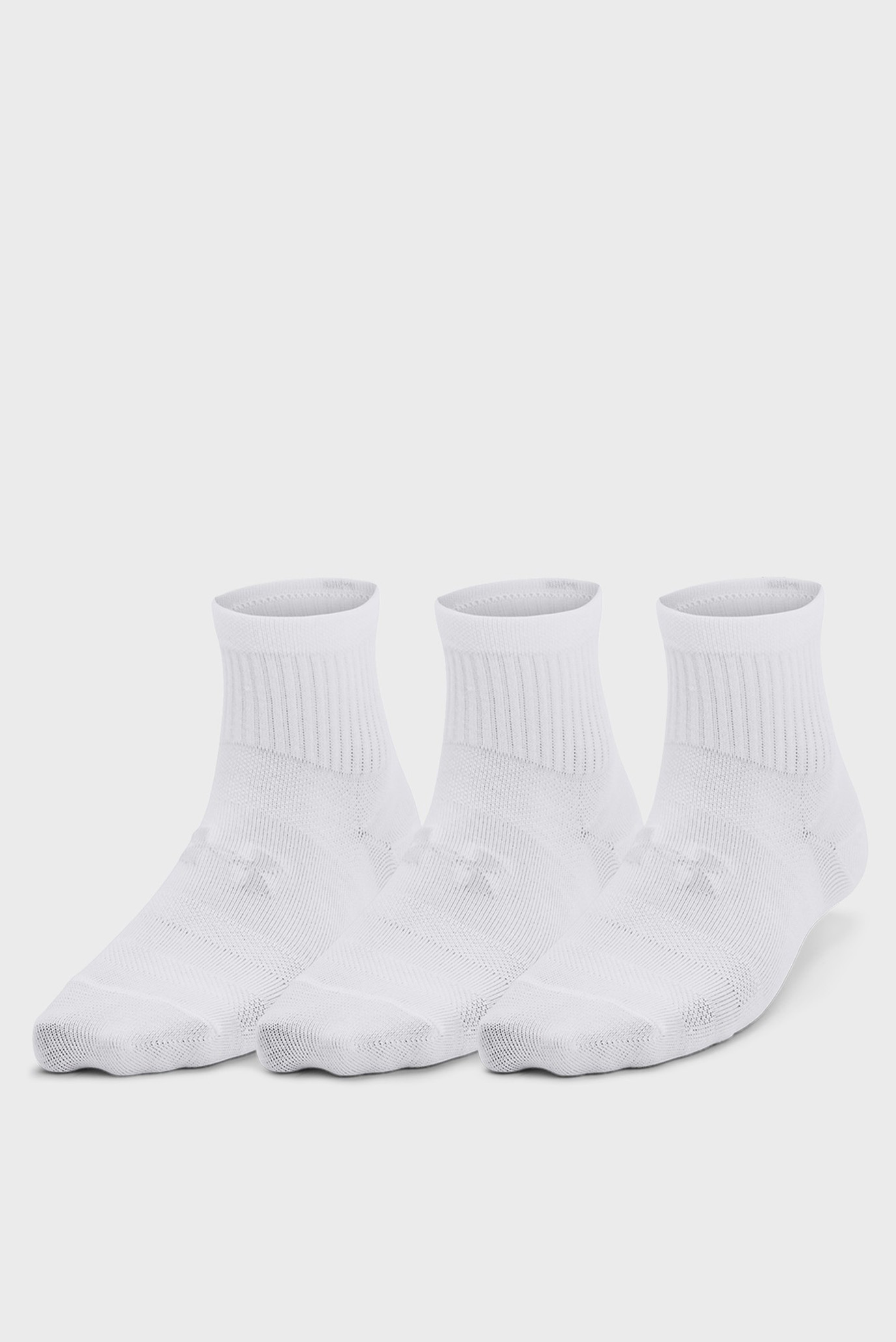 Дитячі білі шкарпетки (3 пари) UA Essential 1