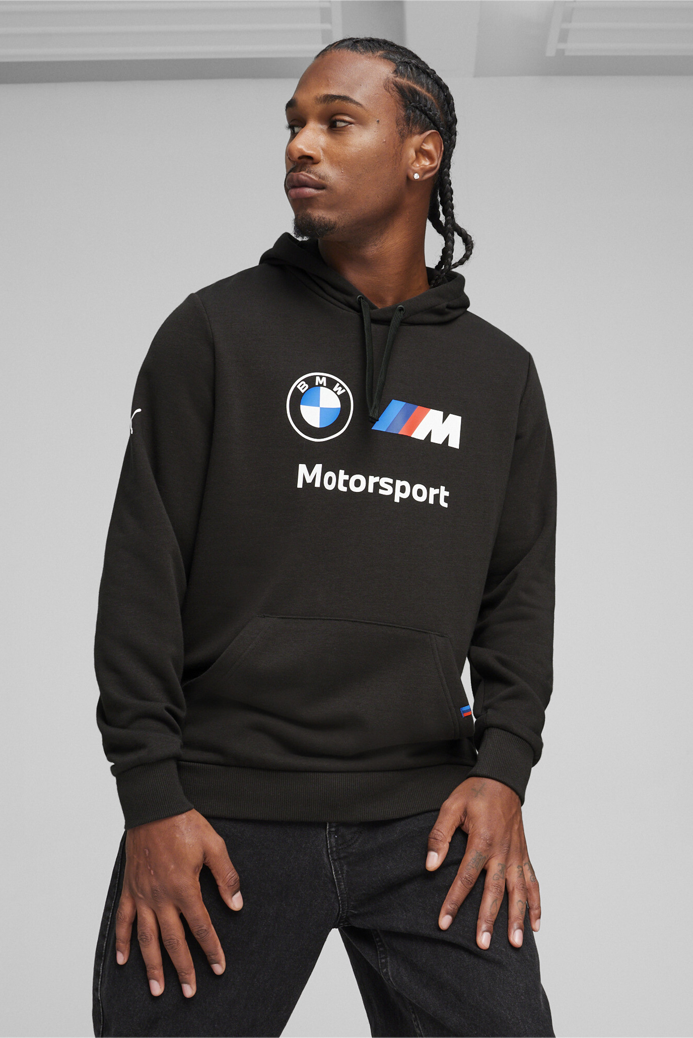 Мужское черное худи BMW M Motorsport ESS Men's Hoodie 1