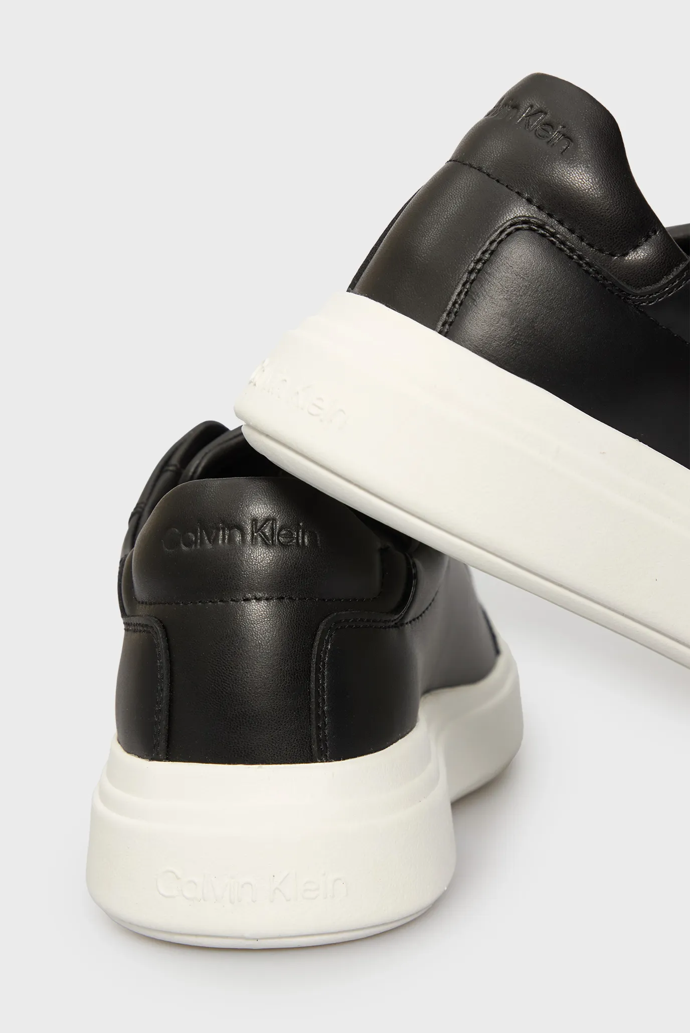 Мужские черные кожаные сникерсы LOW TOP 2