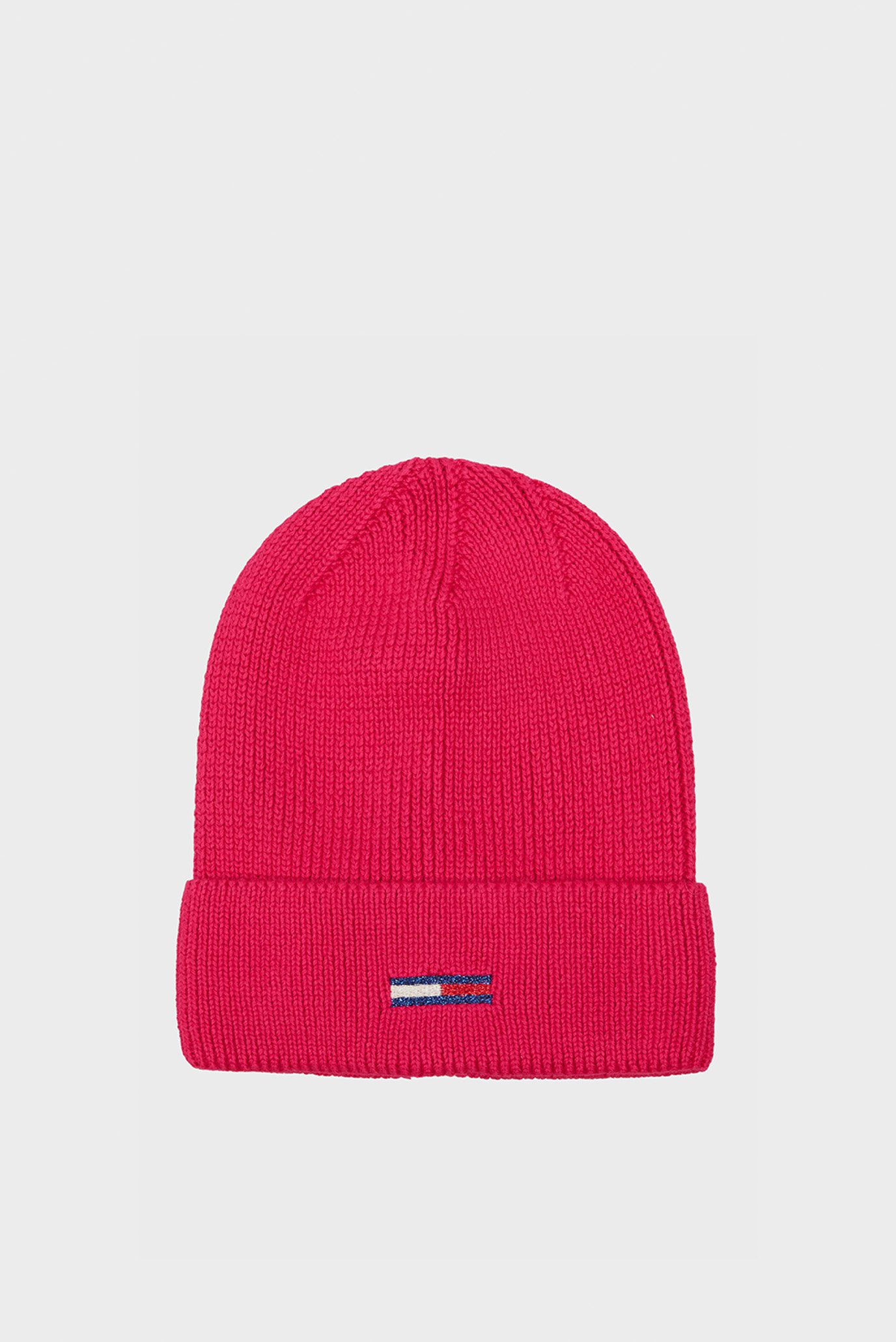 Жіноча рожева шапка TJW FLAG BEANIE 1