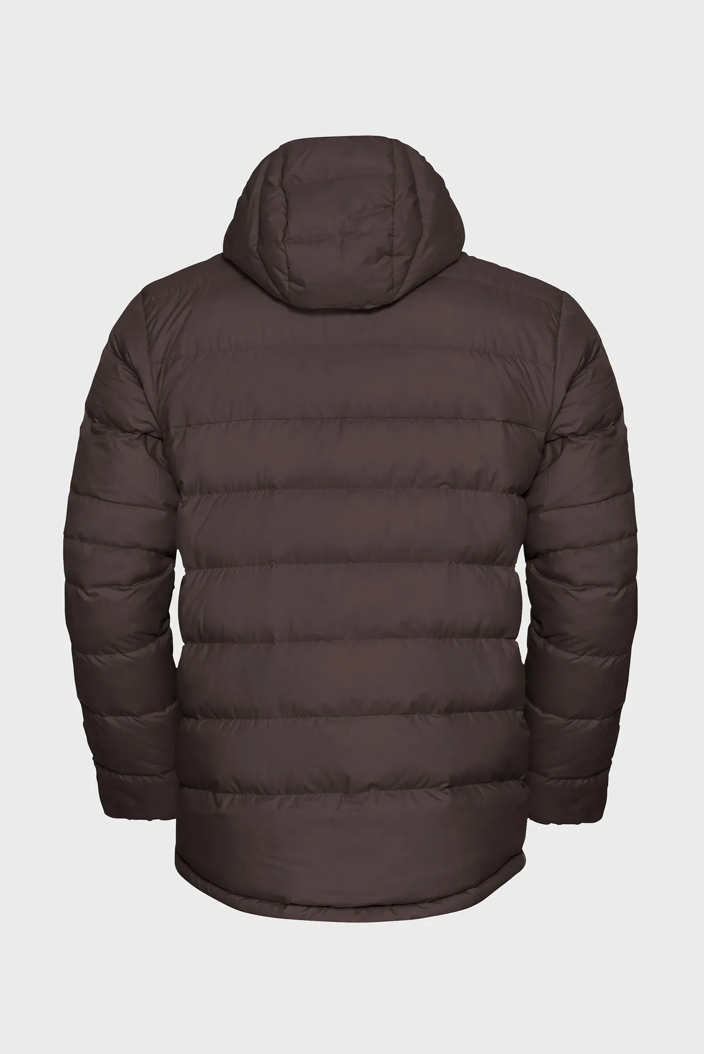 Мужской темно-коричневый пуховик 8