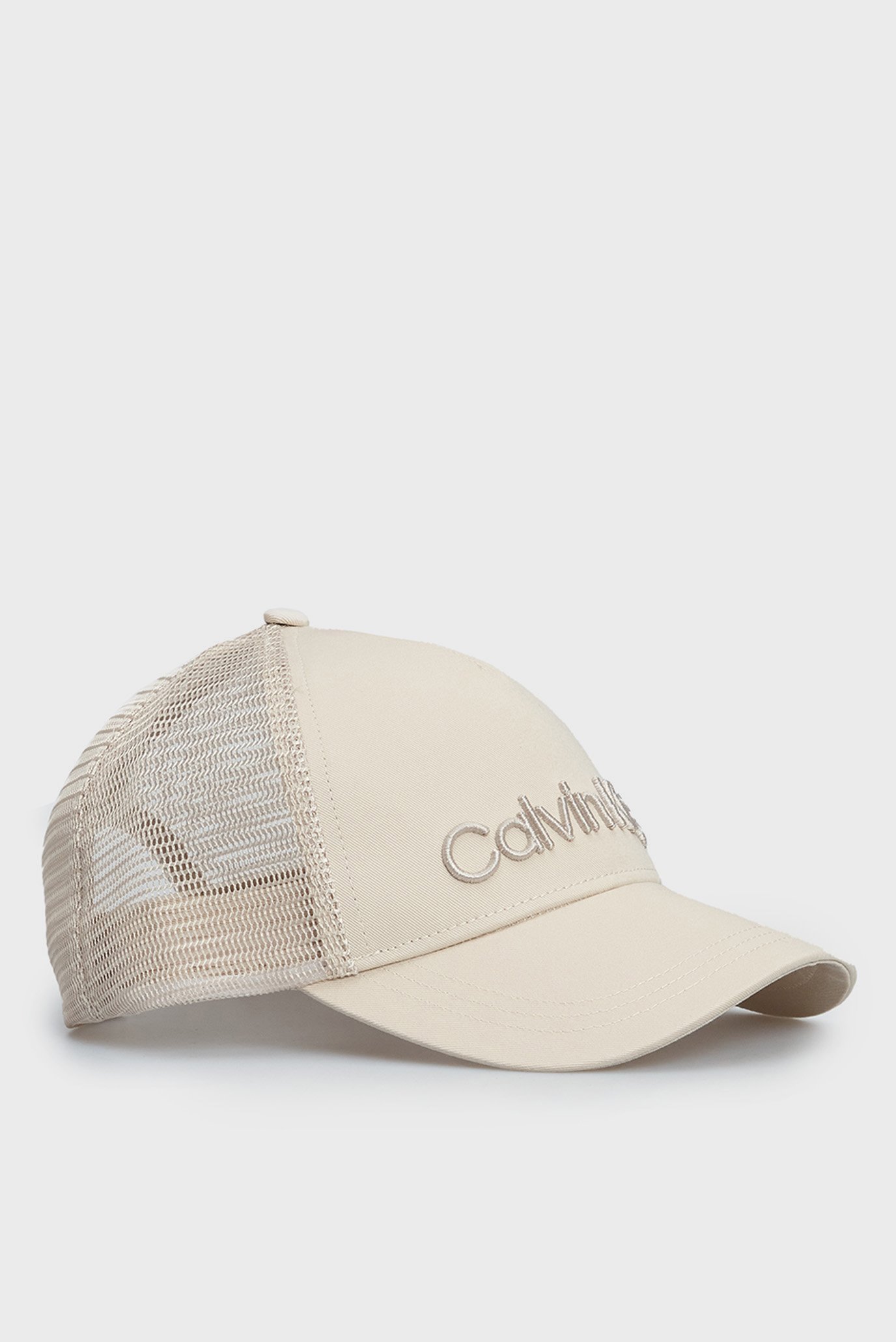 Чоловіча бежева кепка CALVIN EMBROIDERY TRUCKER 1