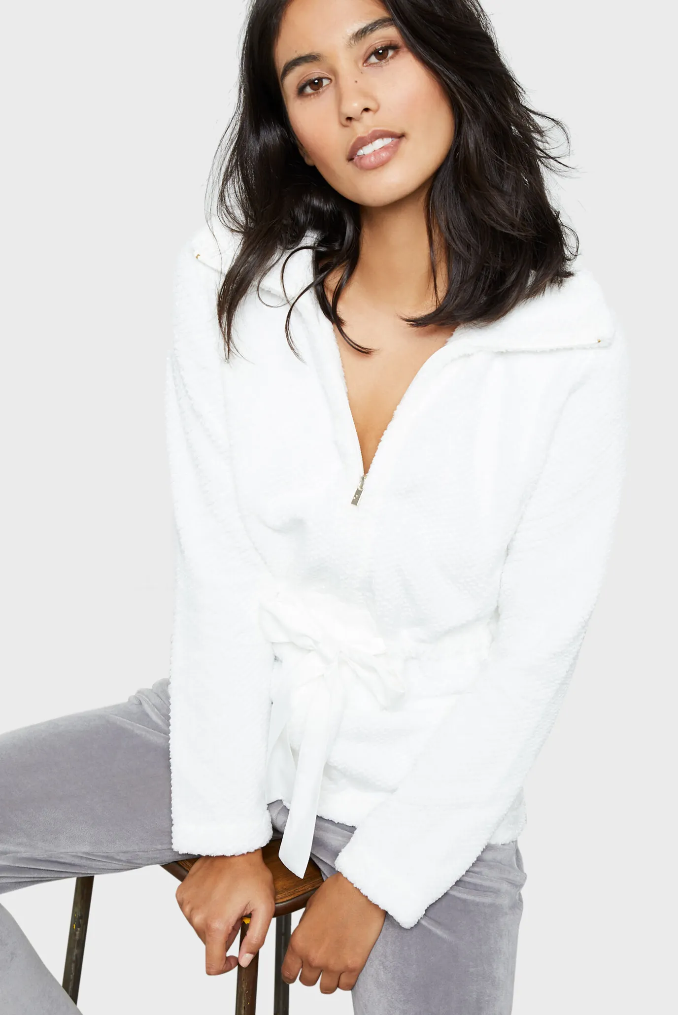 Женская белая кофта NOUNOURS 4