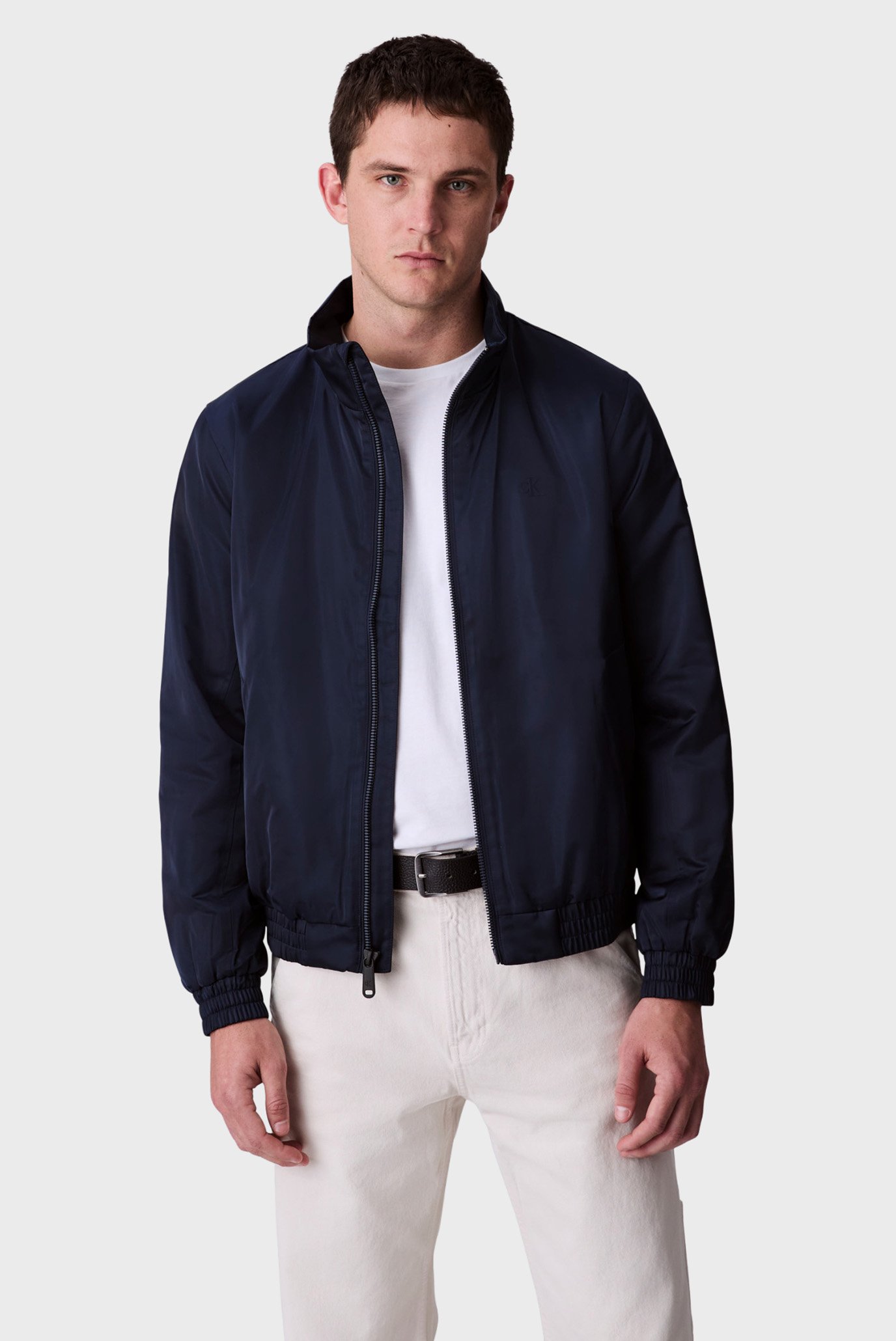 Мужская темно-синяя куртка LS PADDED HARRINGTON Синий S Calvin Klein Jeans LV04RC516G Мужская темно-синяя куртка LS PADDED HARRINGTON Синий S Calvin Klein Jeans LV04RC516G