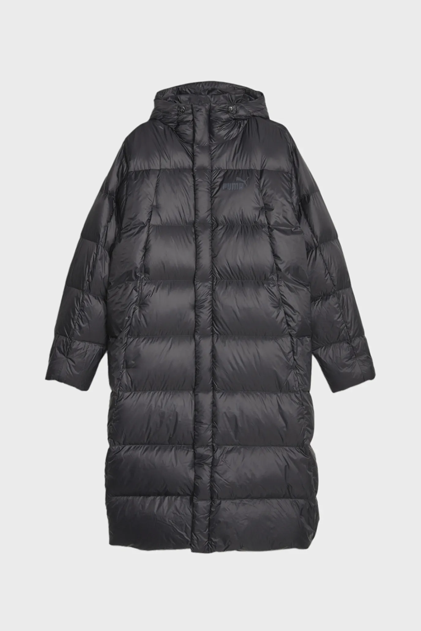 Чоловічий чорний пуховик Men's Long Hooded Down Coat PUMA 675377