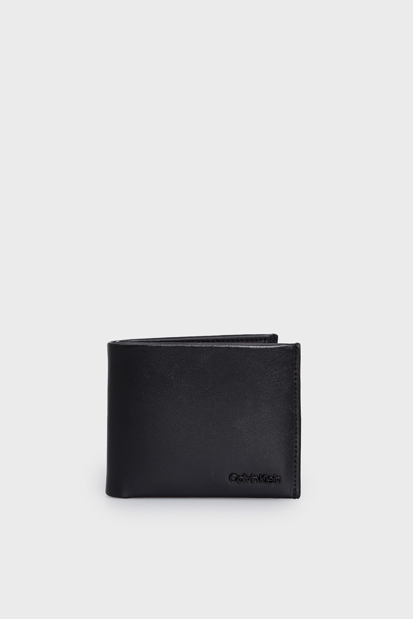 Чоловічий чорний шкіряний гаманець MINIMAL FOCUS BIFOLD 5CC W/COIN 1