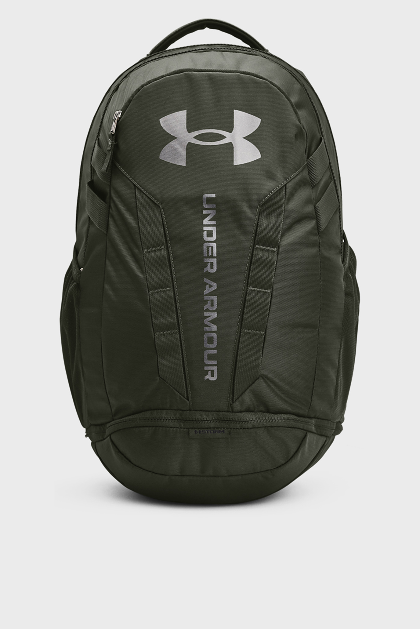 Темно-зеленый рюкзак UA Hustle 5.0 Backpack 1