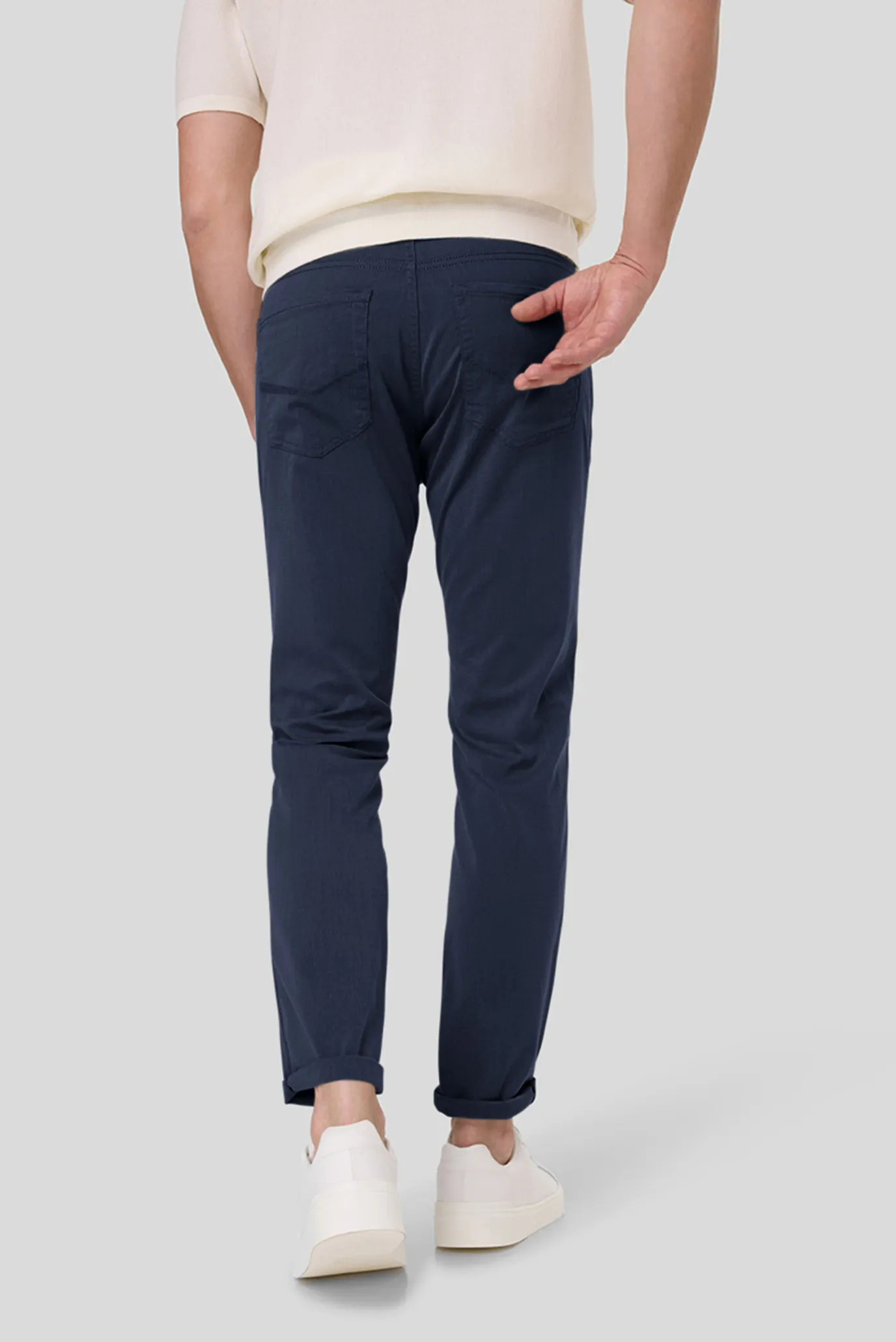 Чоловічі темно-сині брюки 3