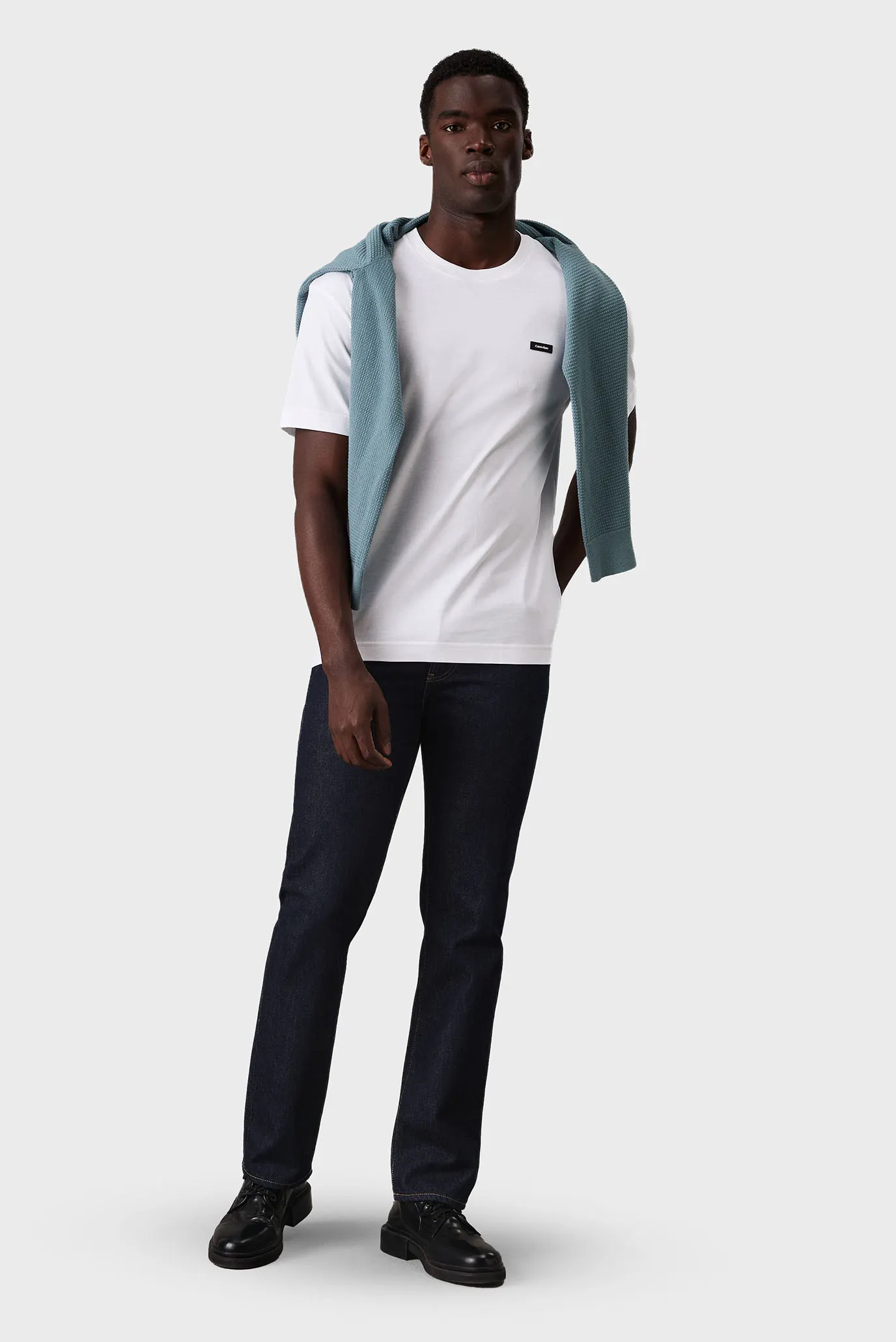 Чоловіча біла футболка COTTON COMFORT FIT 2