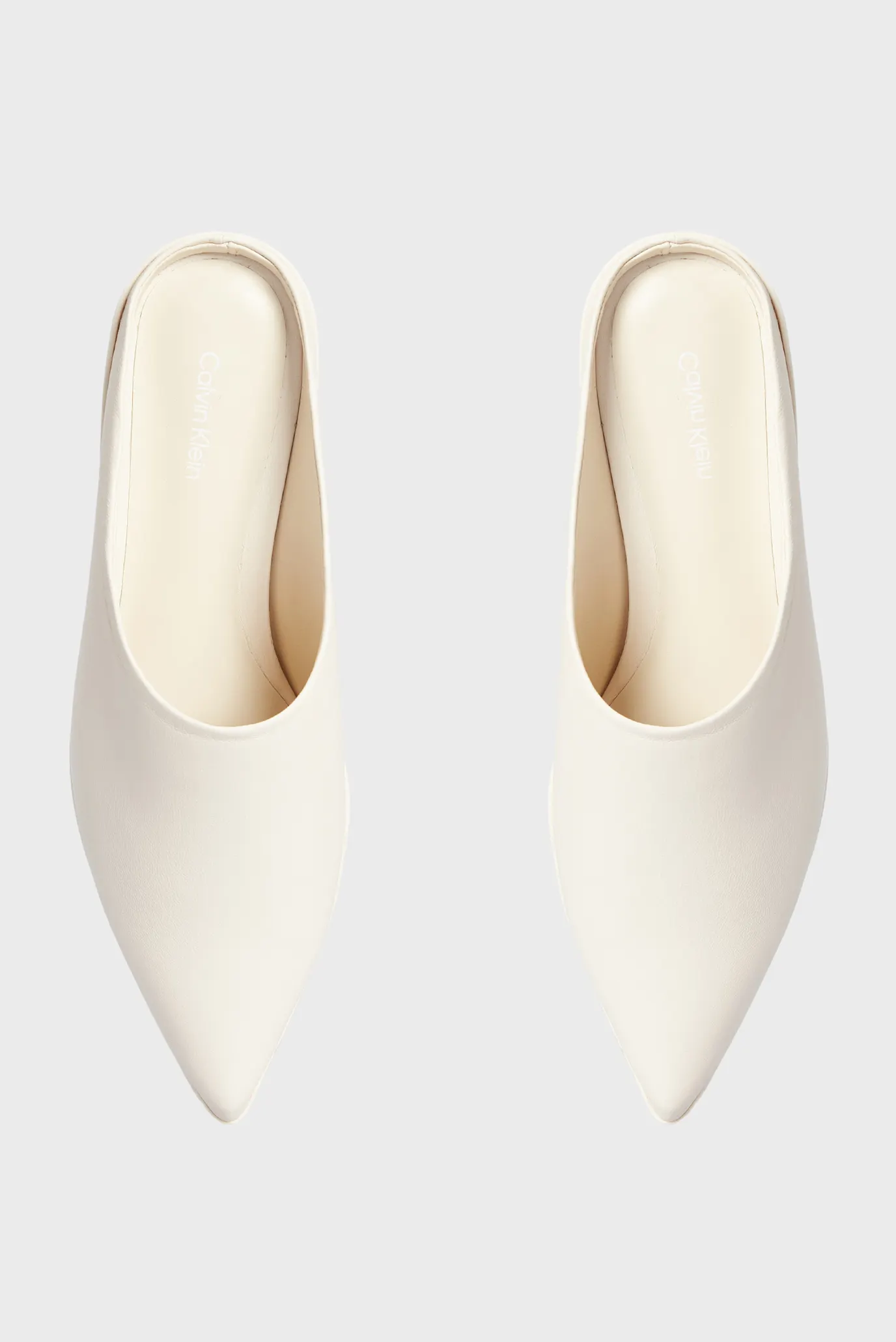 Жіночі бежеві шкіряні мюлі WRAP DRESS MULE 4