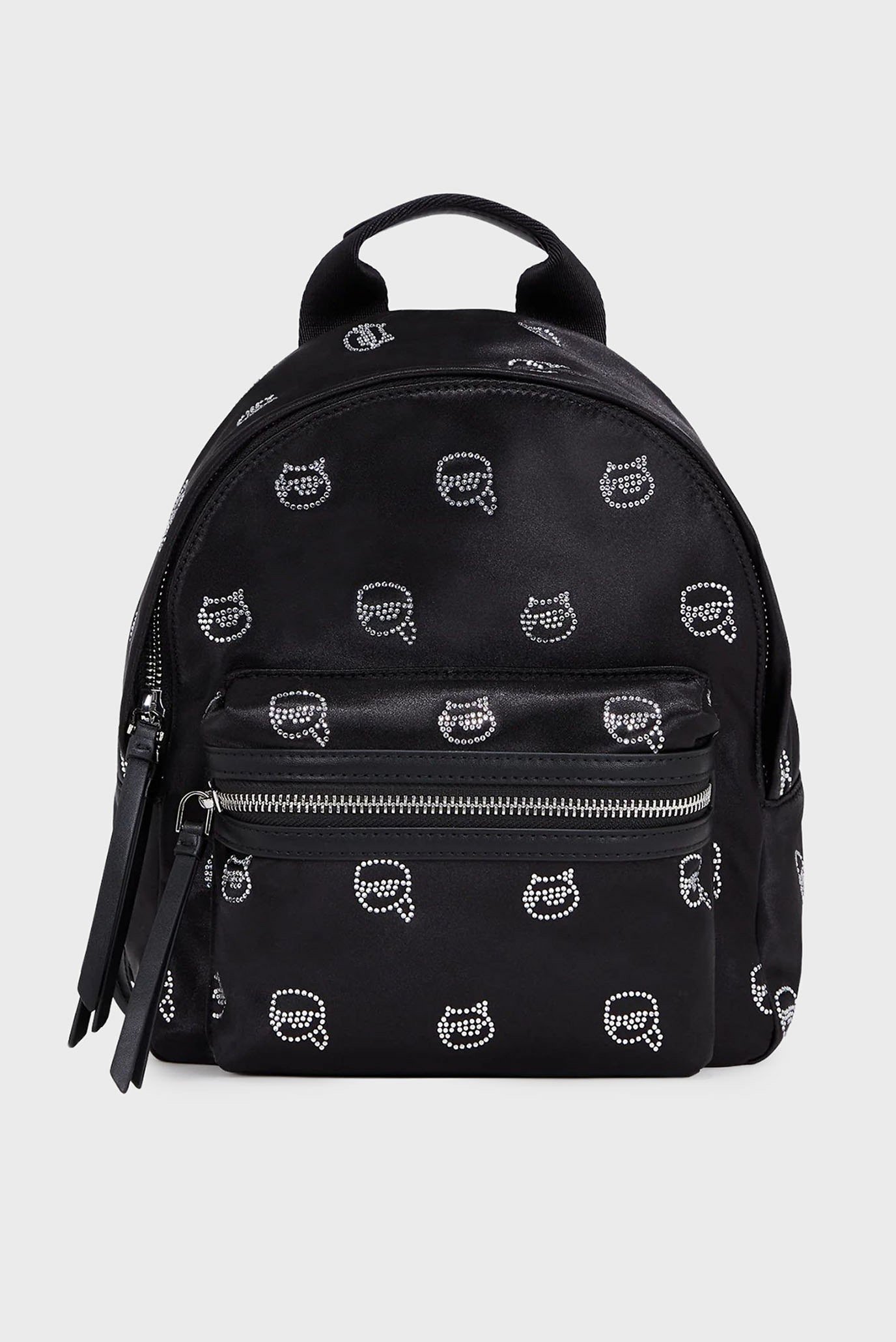 Женский черный рюкзак с узором Черный ONESIZE Karl Lagerfeld 246W3035 Женский черный рюкзак с узором Черный ONESIZE Karl Lagerfeld 246W3035