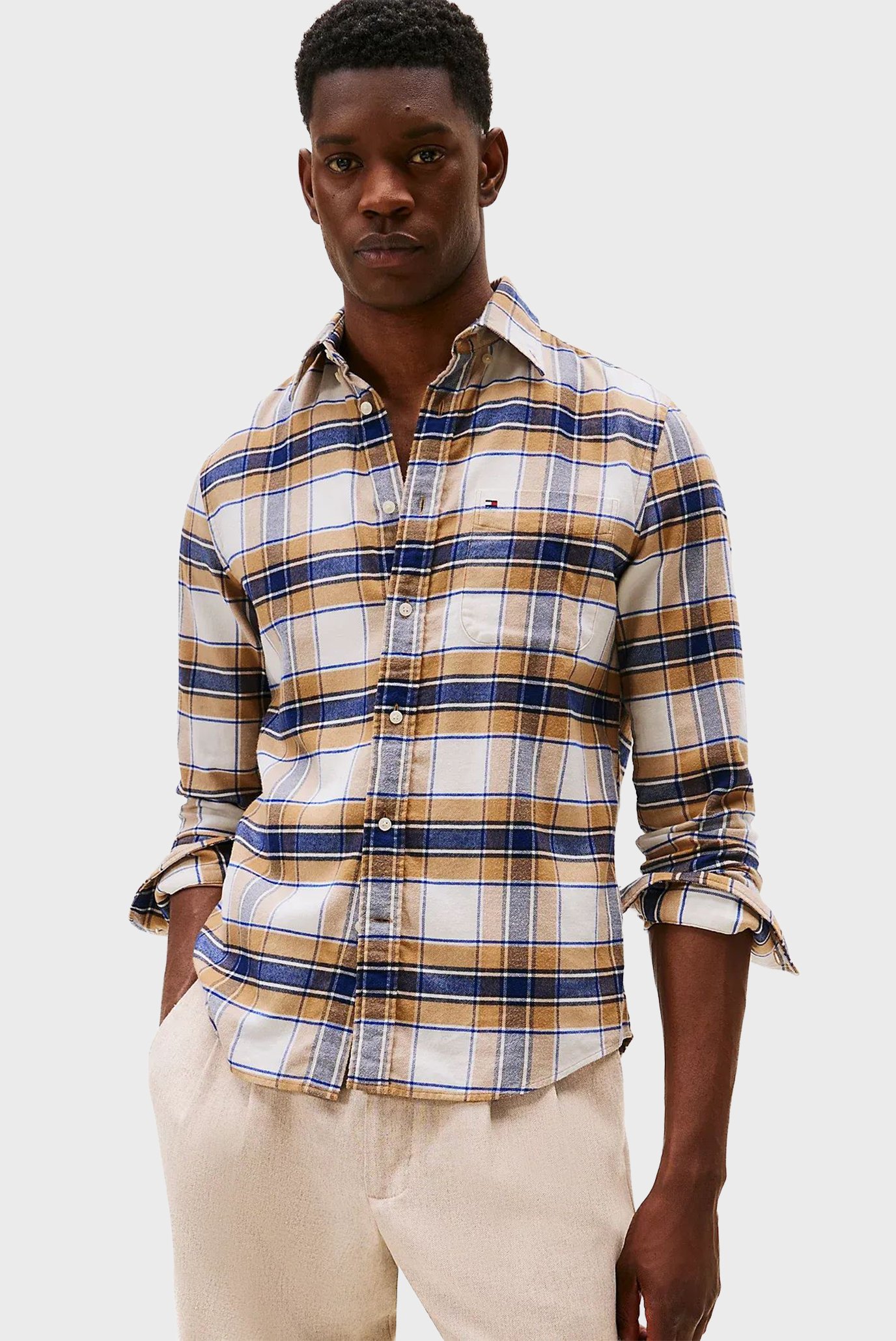 Мужская рубашка в клетку HERO FLANNEL TARTN Разноцветный XXL Tommy Hilfiger MW0MW40473 Мужская рубашка в клетку HERO FLANNEL TARTN Разноцветный XXL Tommy Hilfiger MW0MW40473