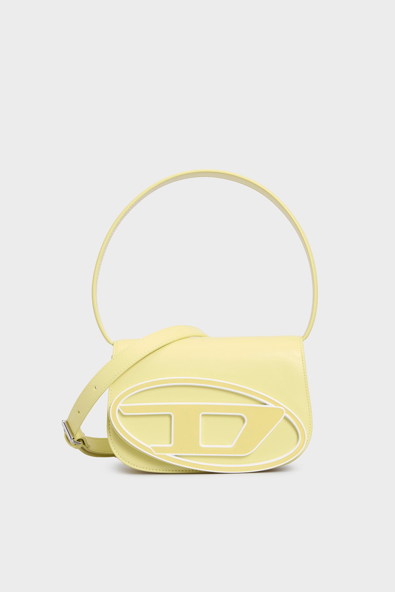 Женская желтая кожаная сумка 1DR 1