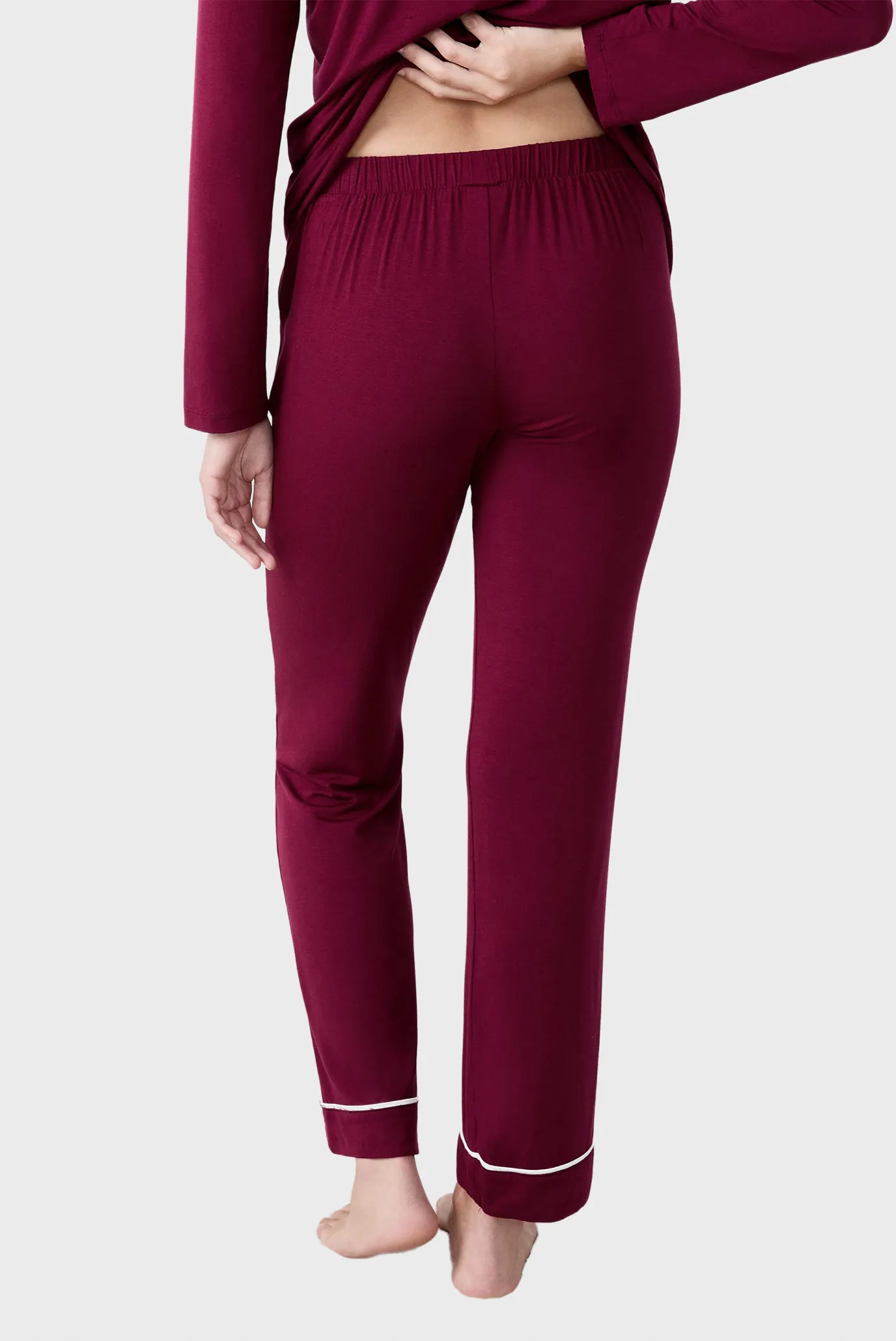 Жіночі бордові брюки ALBANE 3