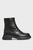 Женские черные кожаные ботинки Anouk